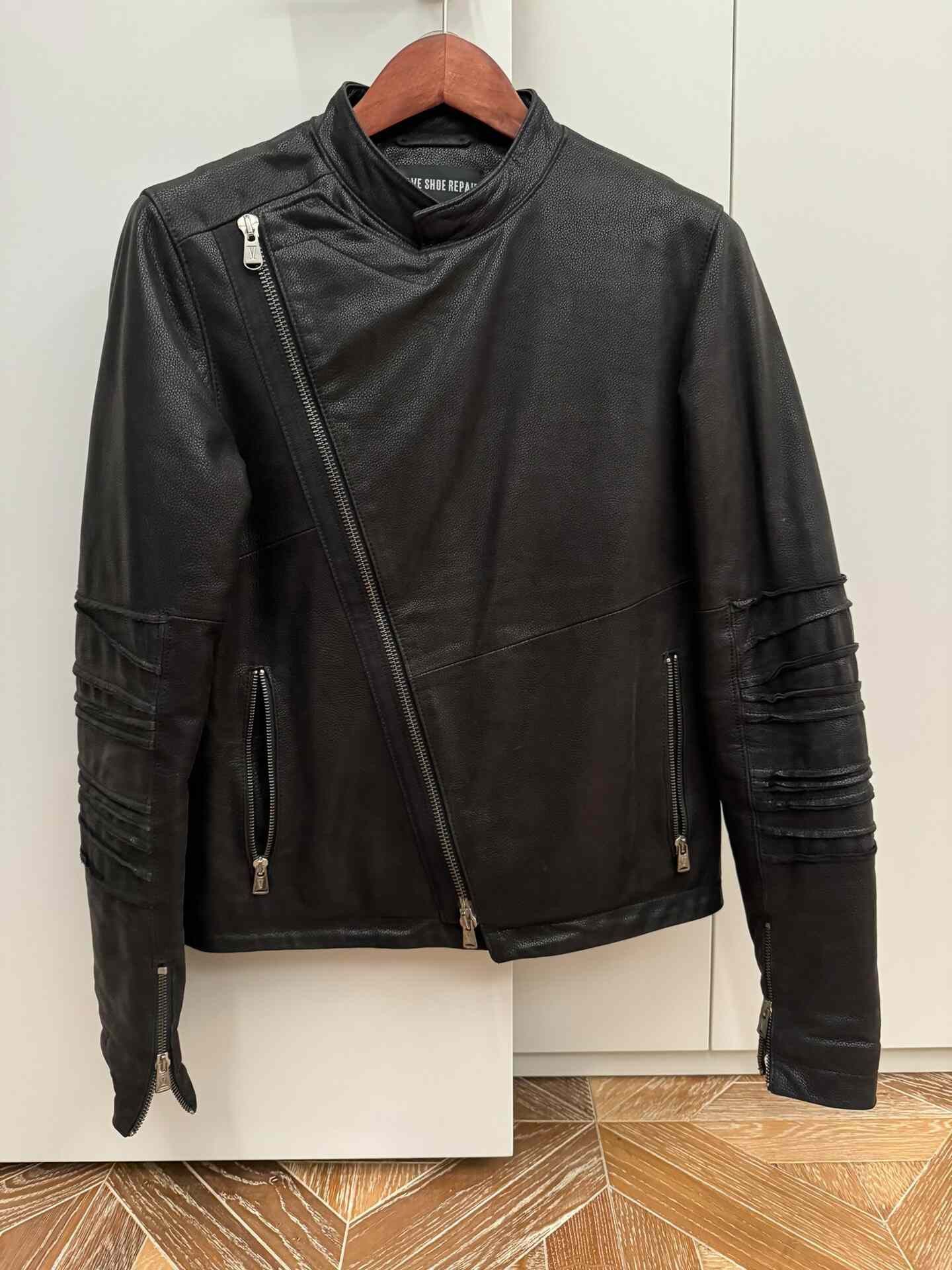 Other V AVE SHOE REPAIR Motorcycle Leather Jacket Size XS / US 0-2 / IT 36-38 - 1 Thumbnail