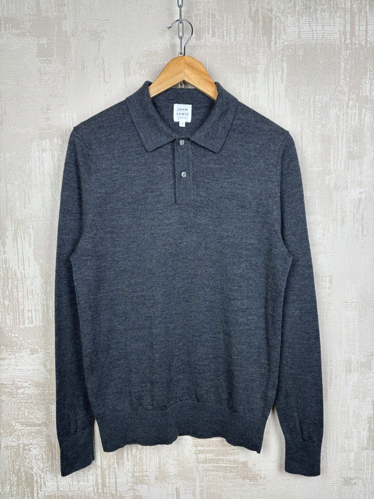 Other John Lewis Merino Wool Sweater Polo Collar Size US M / EU 48-50 / 2 - 2 Thumbnail