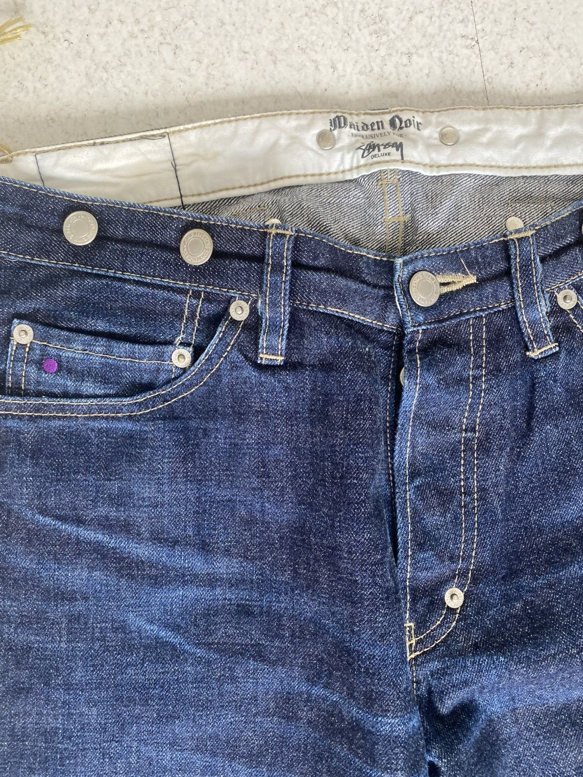 Stussy Stüssy x Maiden Noir Japanese Denim Size US 34 / EU 50 - 2 Thumbnail