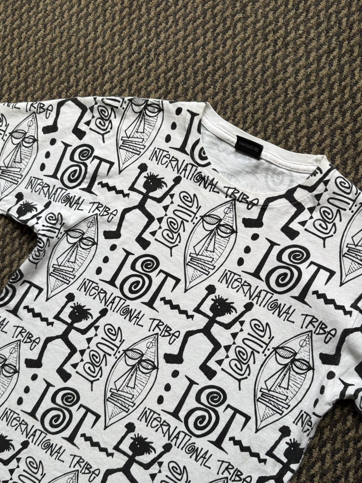 Stussy Vintage Stussy AOP IST Tribe Shirt Size US S / EU 44-46 / 1 - 3 Thumbnail