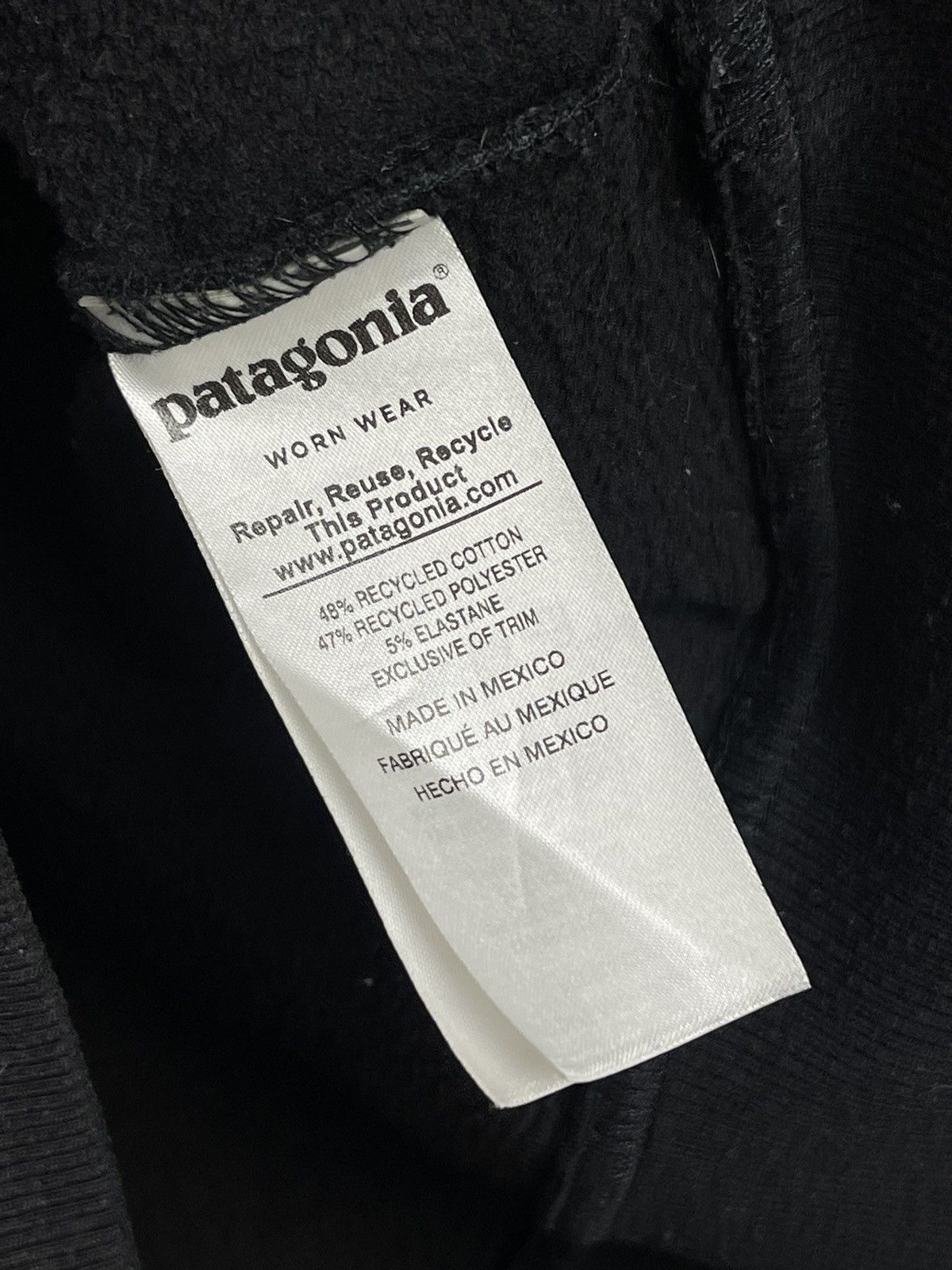 Patagonia Patagonia Regular Fit Black Organic Cotton Sweatshirt Men’s Size US S / EU 44-46 / 1 - 9 Thumbnail