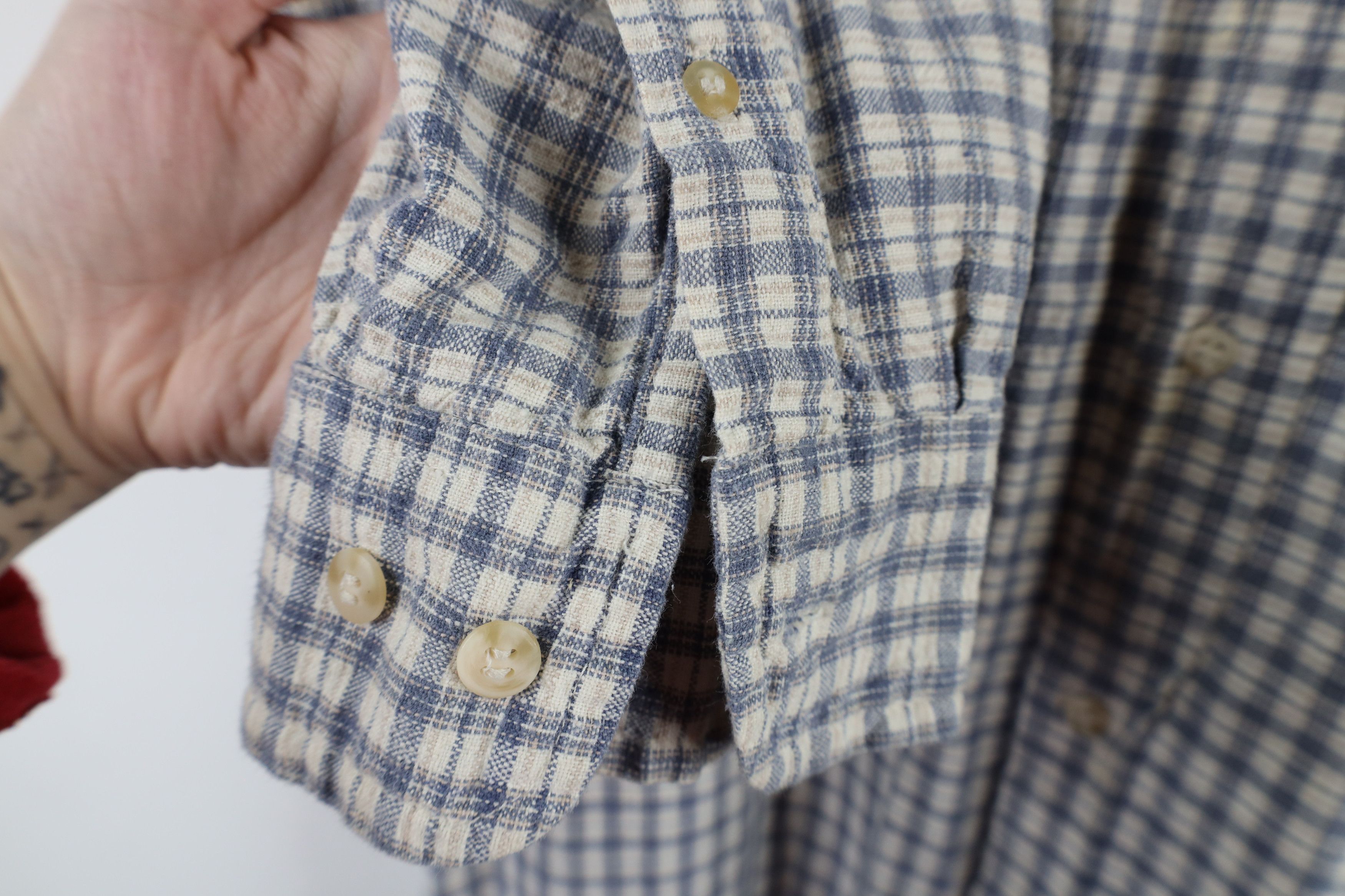 Vintage Vintage 90s Streetwear Blend Denim Collar Button Down Shirt Size US XXL / EU 58 / 5 - 10 Thumbnail