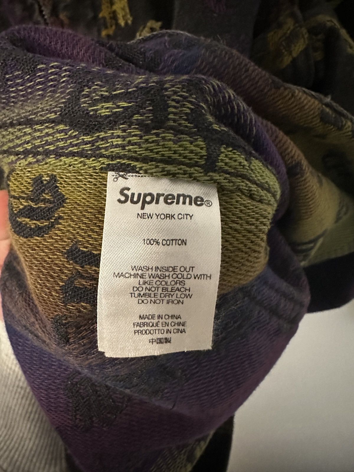 Supreme Supreme SS22 Gradient Jacquard Denim Work Jacket Size US S / EU 44-46 / 1 - 4 Thumbnail