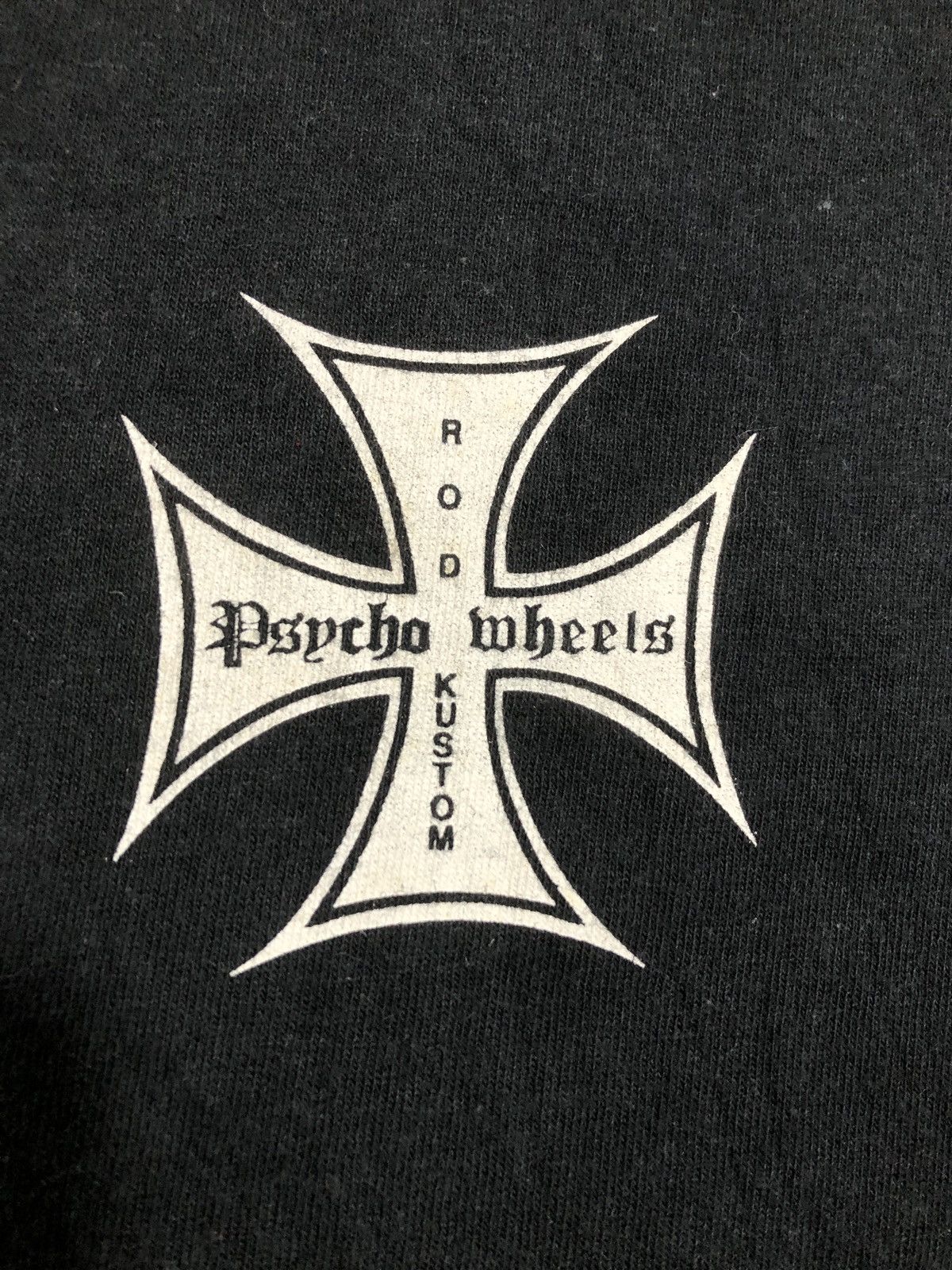 Vintage Vintage Psycho Wheels Rod & Kustom T-Shirt Size US L / EU 52-54 / 3 - 5 Thumbnail