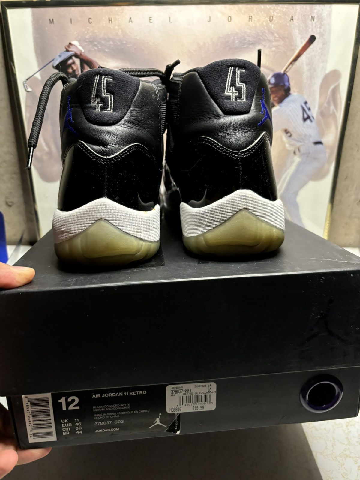 Jordan Brand Jordan Retro 11 ‘space jam’ Size US 12 / EU 45 - 7 Thumbnail
