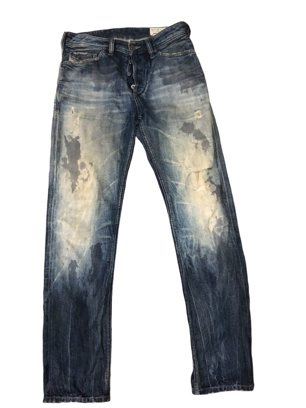 Diesel Diesel Koolter Rusty Mud Distressed Denim Pants Size US 30 / EU 46 - 1 Thumbnail
