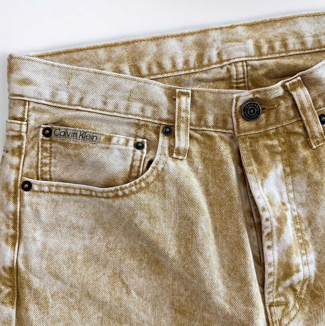Calvin Klein Yellow Calvin Klein Jeans Size US 31 - 2 Thumbnail