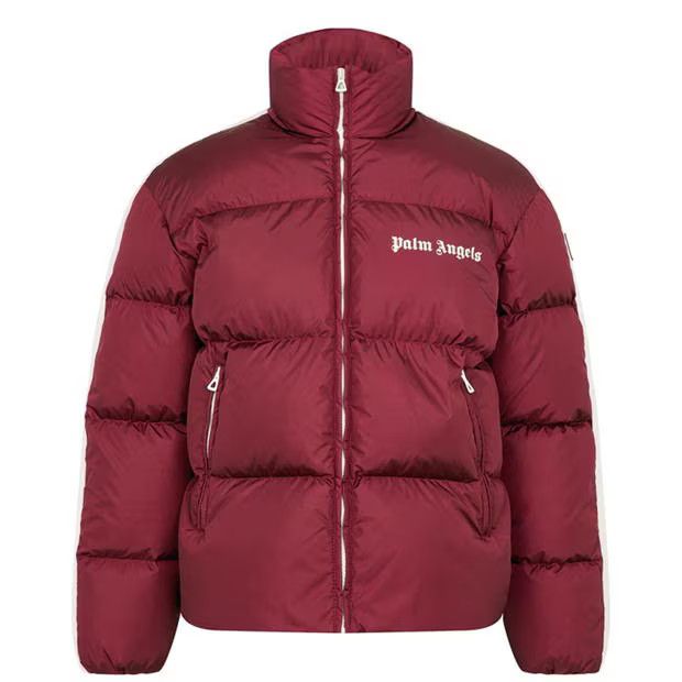 o1g2r1mq0524 Track Puffer Jackets in Red & White