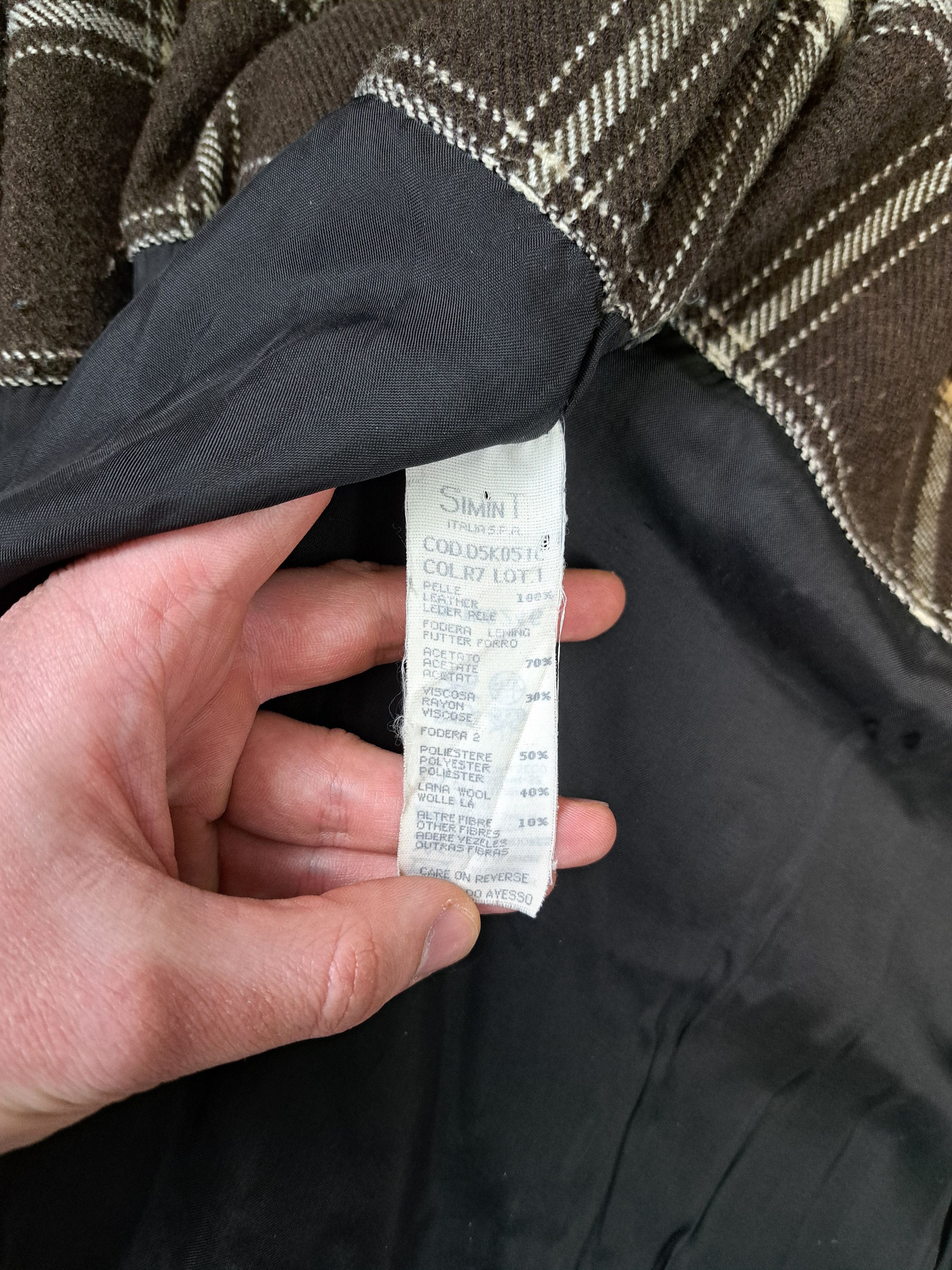 Armani Armani Double Breasted Heavyweight Leather Coat Archive Size US L / EU 52-54 / 3 - 9 Thumbnail