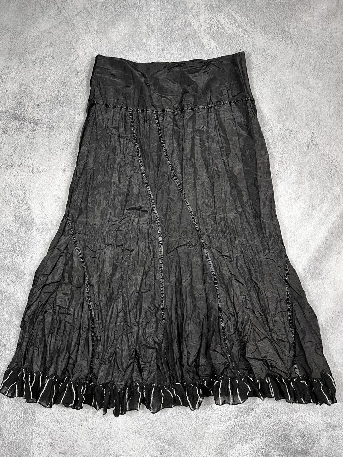 Vintage Vintage 90s maxi skirt opium gothic style streetwear Size 28" / US 6 / IT 42 - 2 Thumbnail
