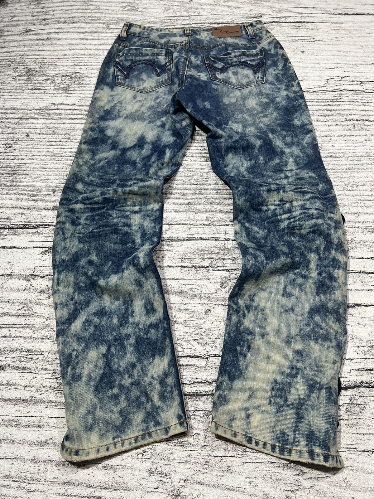 Number (N)ine 2000s Japanese Archival Hysteric Owens Lace Jeans y2k Igsix Size US 28 / EU 44 - 2 Thumbnail