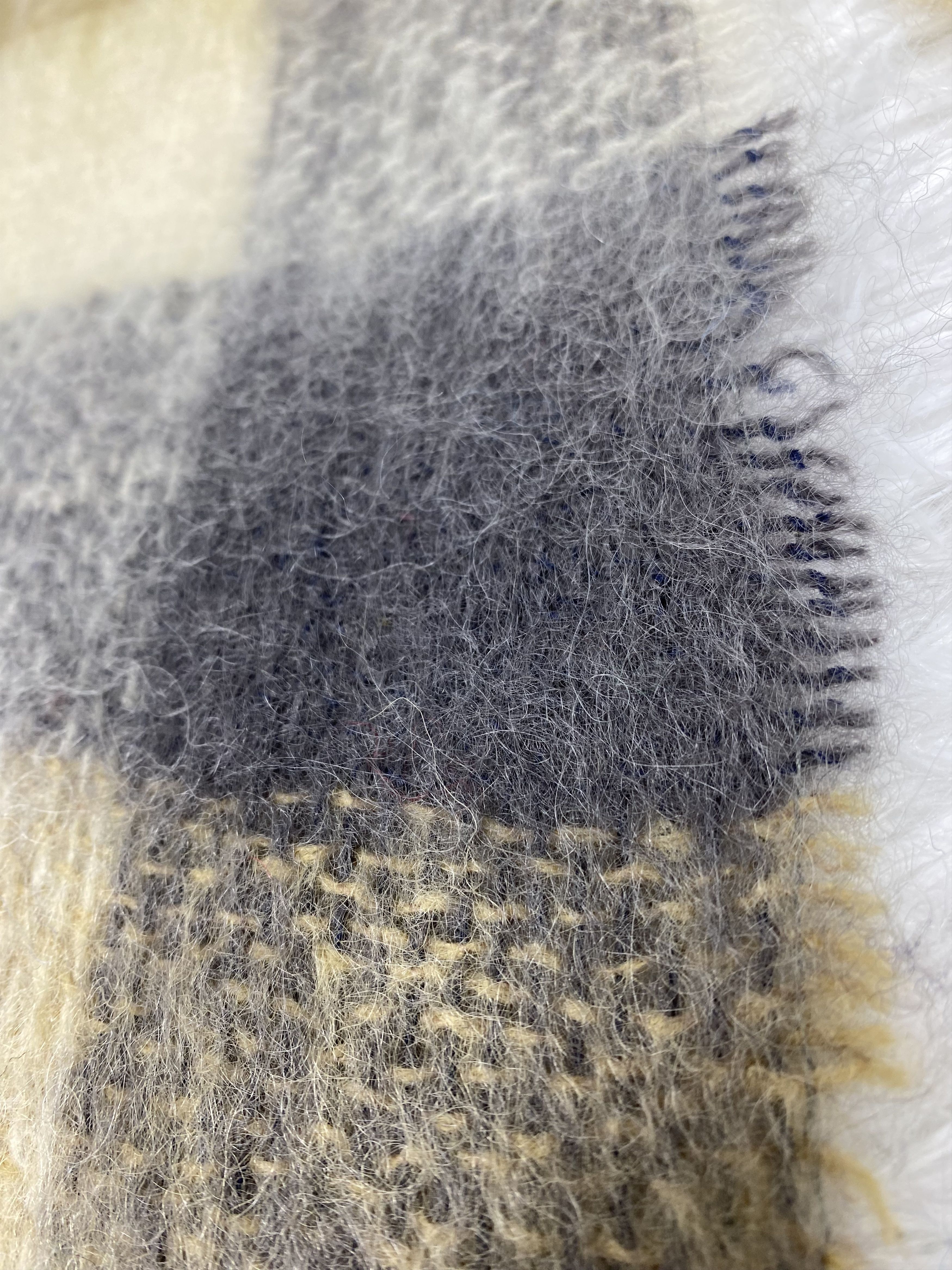 Japanese Brand Vintage Mohair Scarf / Muffler Neckwear PM0081 Size ONE SIZE - 3 Thumbnail