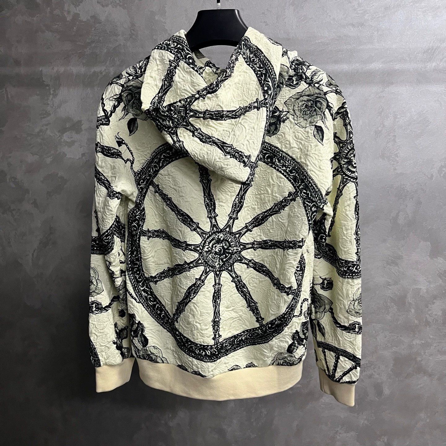Dolce & Gabbana dolce & gabbana beige patterned hoodie sweatshirt Size US L / EU 52-54 / 3 - 4 Thumbnail