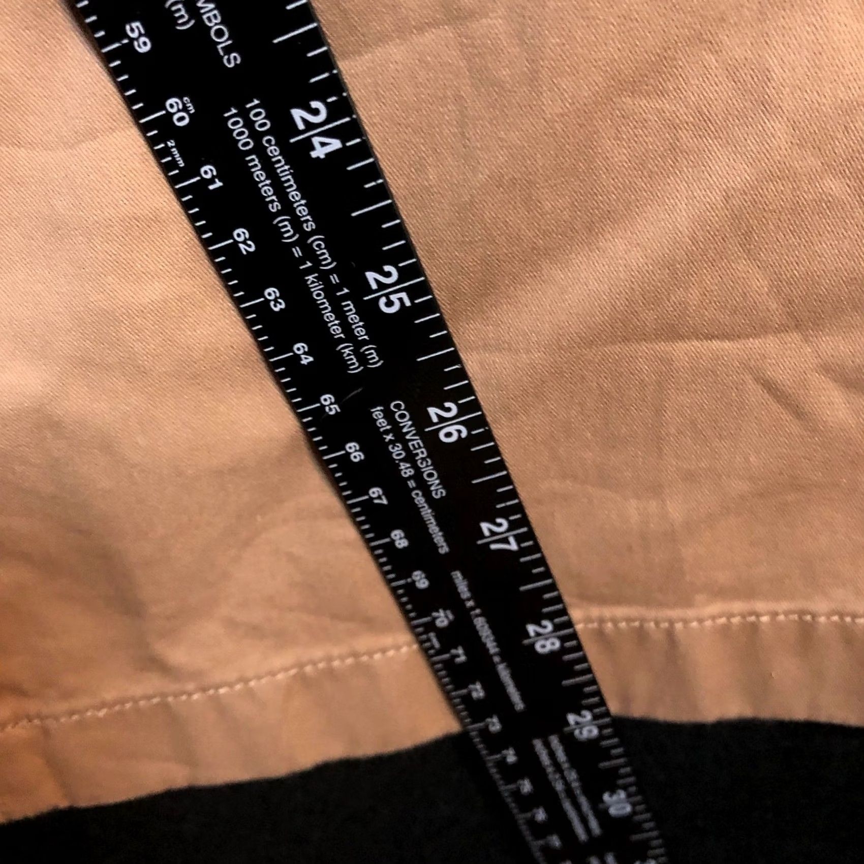 UNTUCKit UNTUCKit Mens Pants Tan Relaxed Fit Pima Cotton Blend Stretch 36x30 Chino Regular Inseam 29 Straight Front Pocket Slashes Casual Workwear Mens Size US 36 / EU 52 - 7 Thumbnail