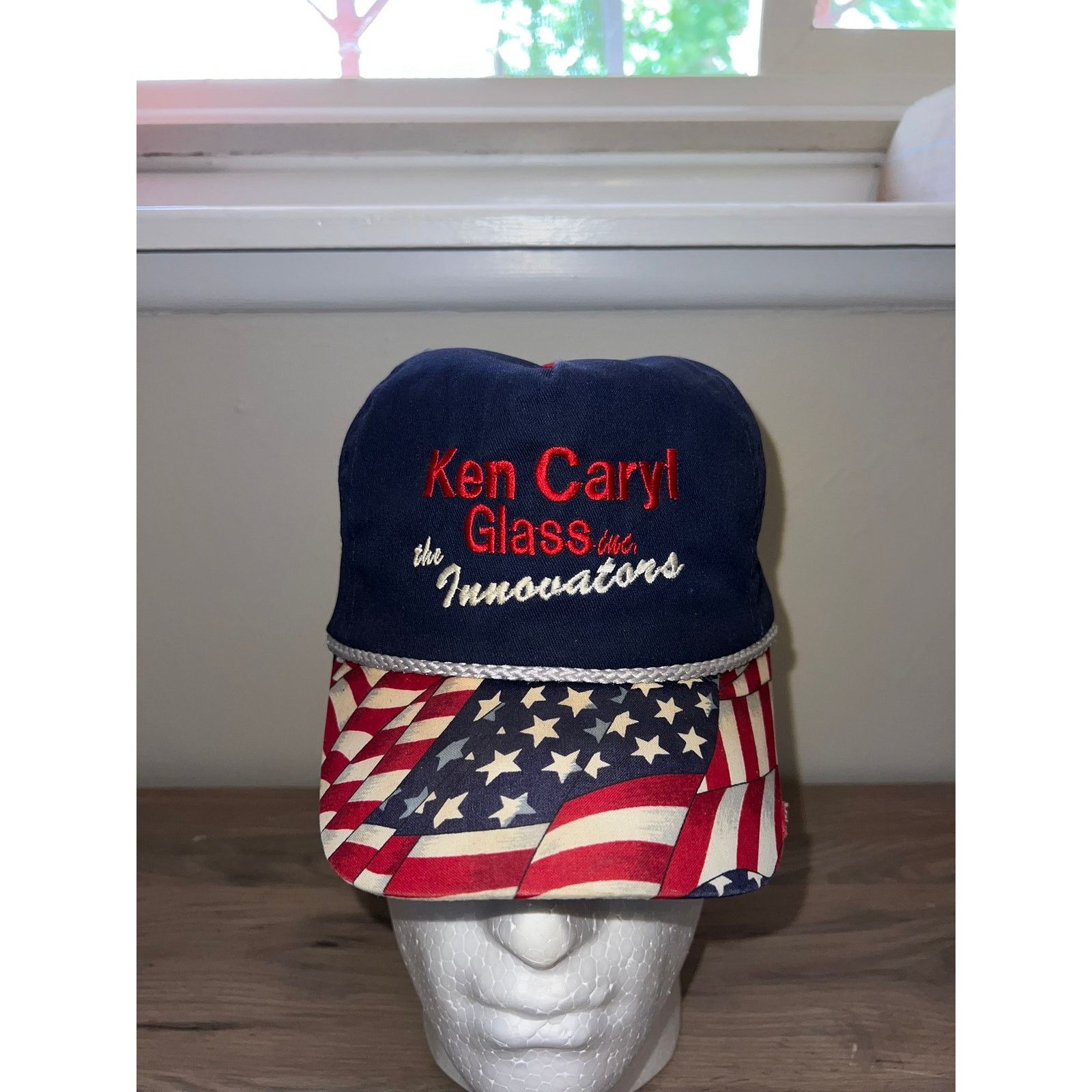 Vintage Vintage Ken Caryl Glass The Innovators America Faded Hat VTG Size ONE SIZE - 1 Thumbnail