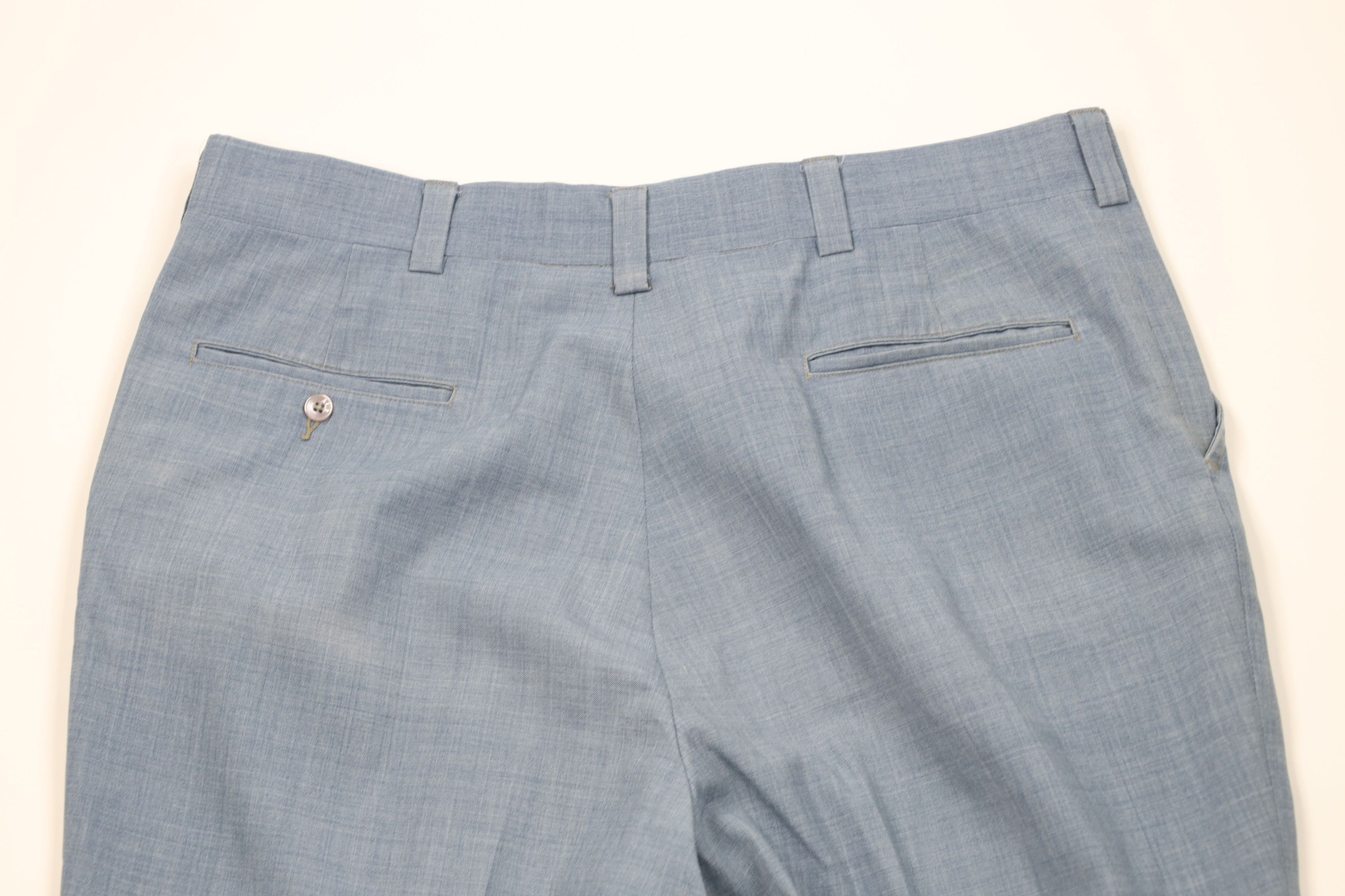 Vintage Vintage 60s Rockabilly Gabardine Bell Bottoms Pants USA Size US 36 / EU 52 - 12 Thumbnail