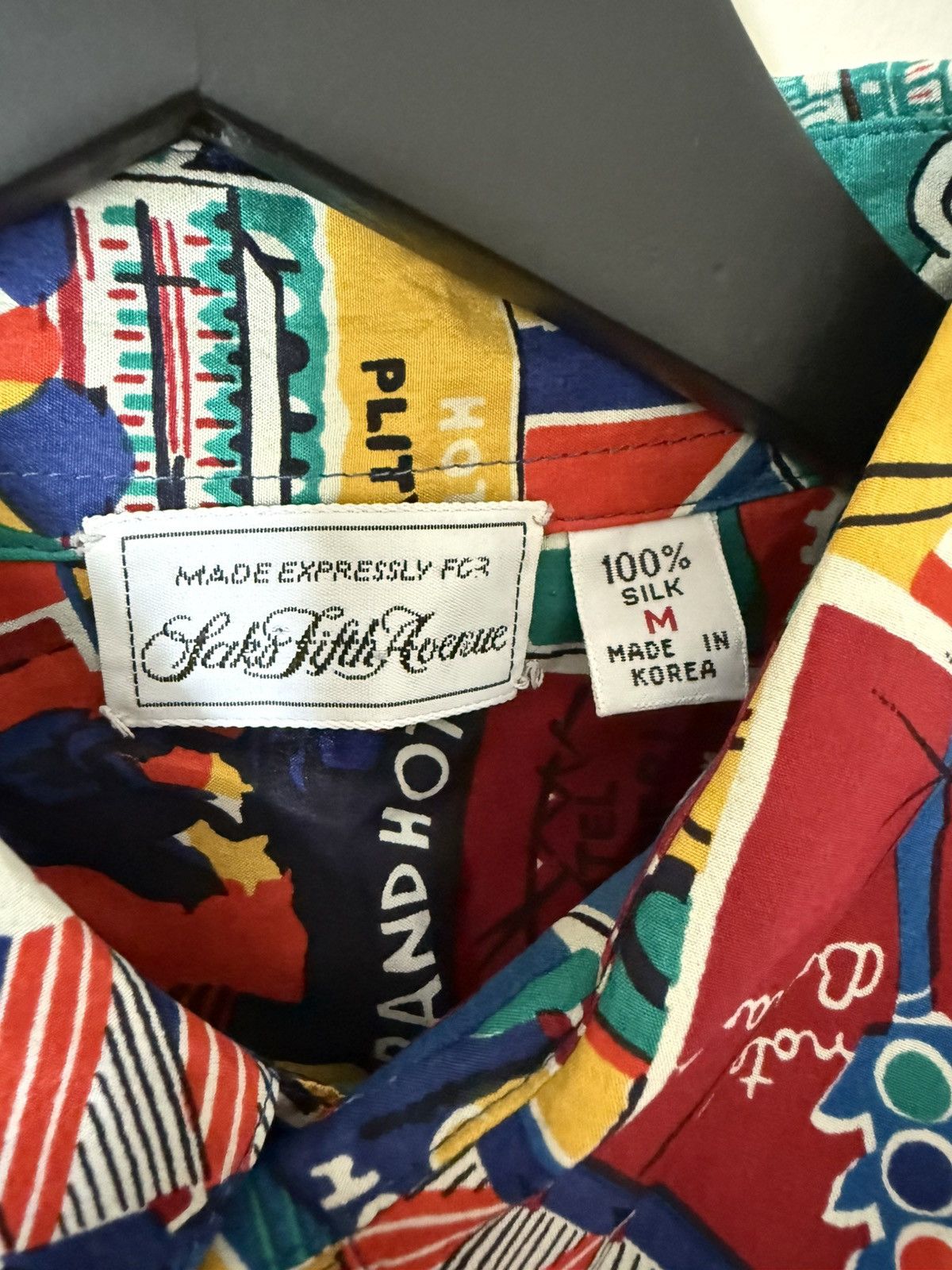 Saks Fifth Avenue Saks 5th Ave - Medium Around The World Long Sleeve Button Up Size US M / EU 48-50 / 2 - 2 Thumbnail