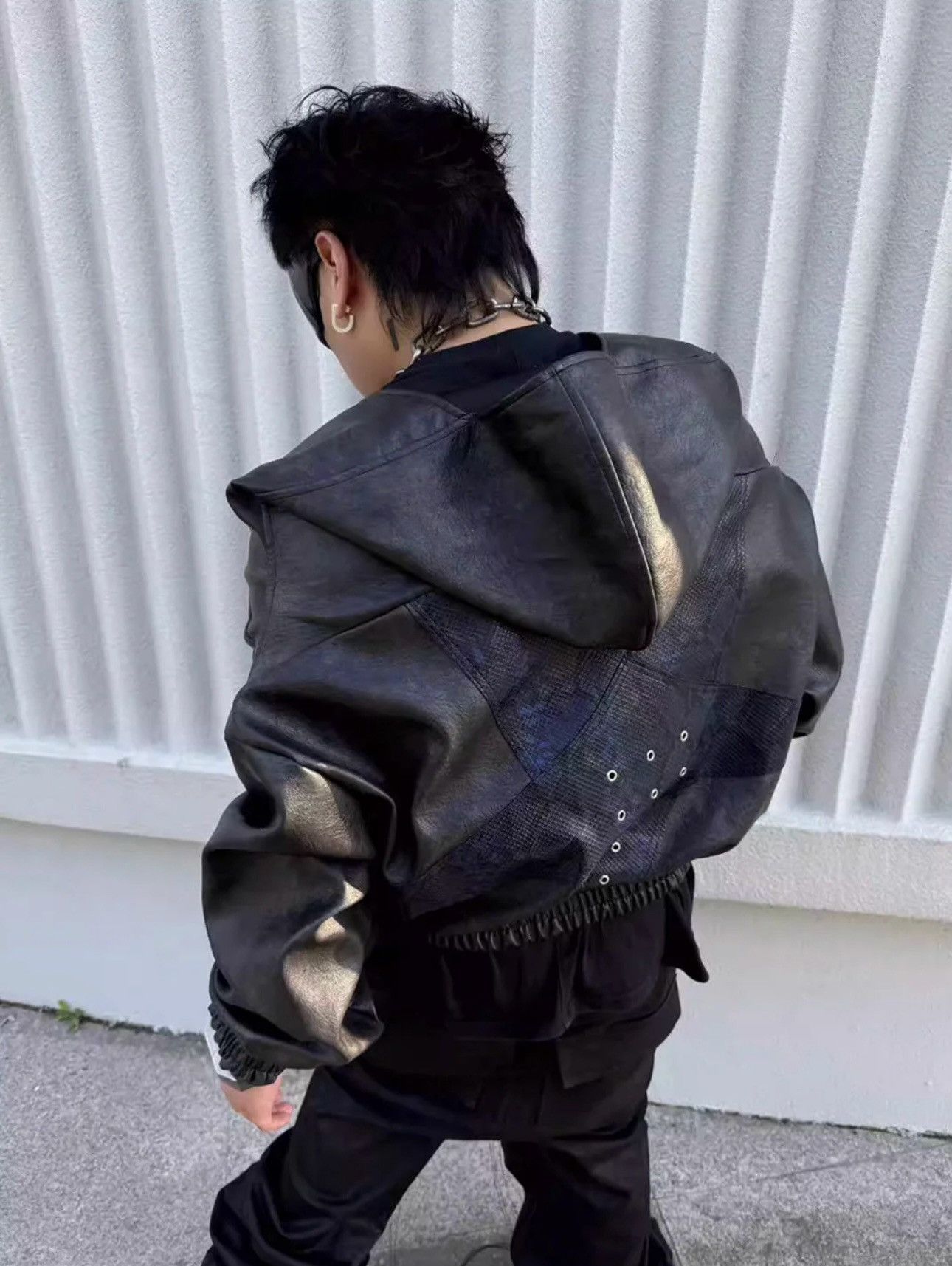 Other Disark | Snake-Textured Pentagram Hoodie PU Jacket Size US L / EU 52-54 / 3 - 3 Thumbnail