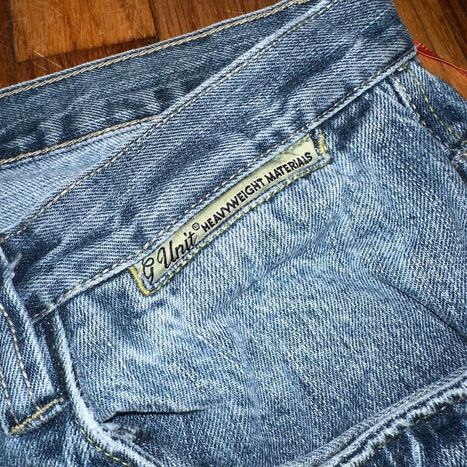 50 Cent × G-Unit Vintage G-Unit Jeans Sick Embroidery Y2K 50 Cent size 36x34 Size US 36 / EU 52 - 8 Thumbnail