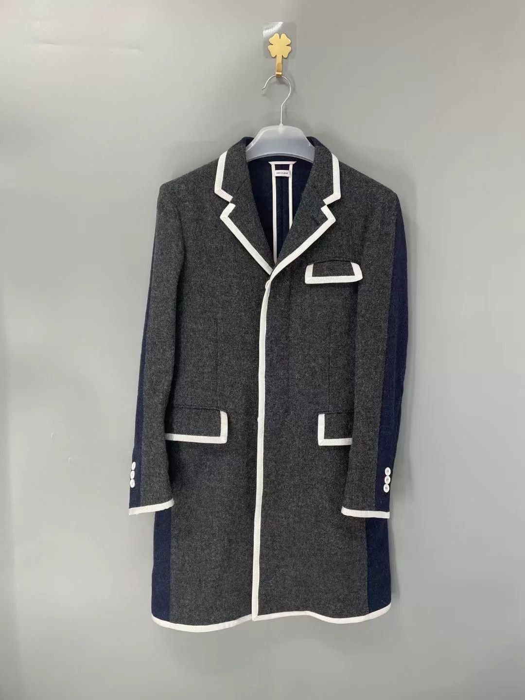 Thom Browne thom browne wool coat with unique design Size US XS / EU 42 / 0 - 1 Thumbnail