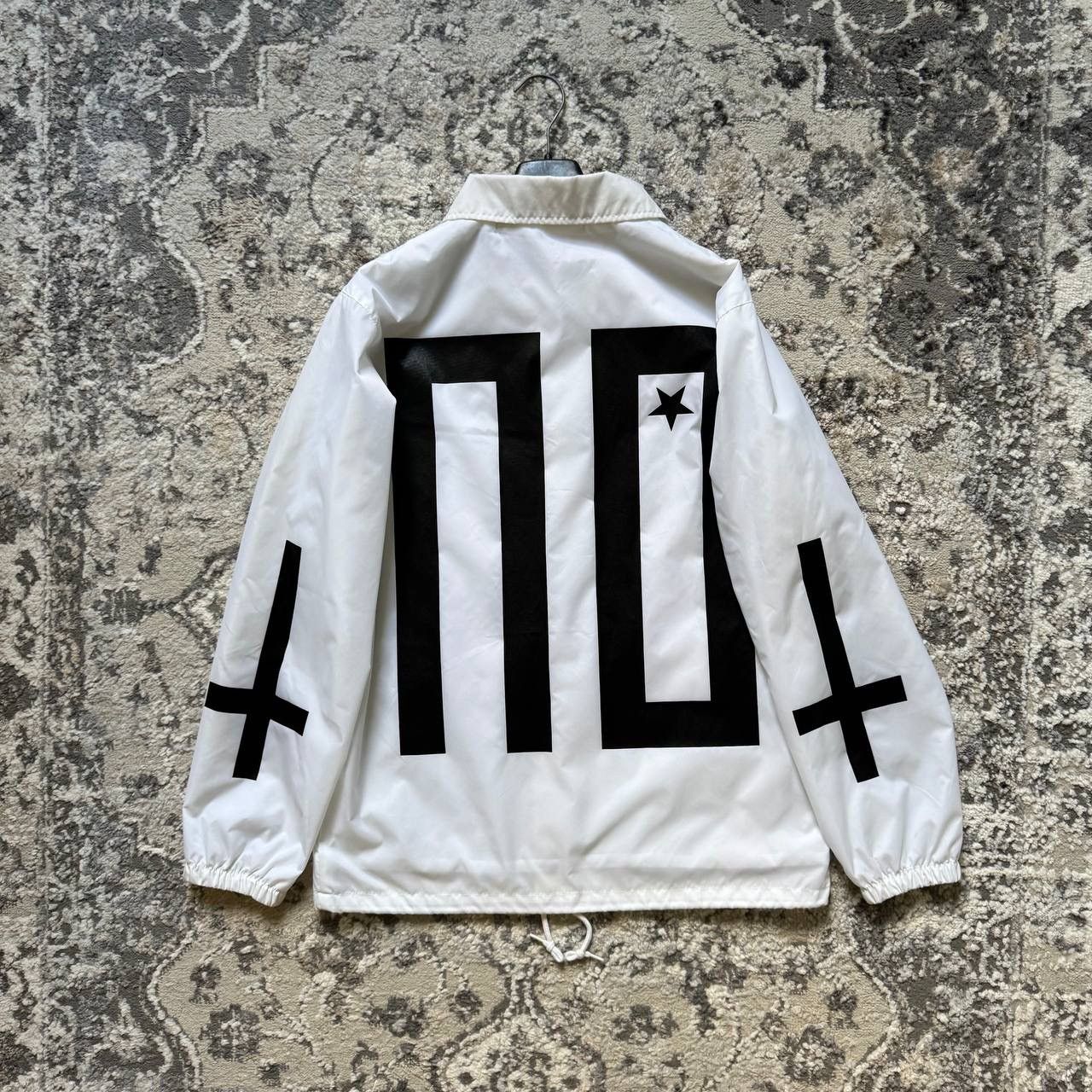 If Six Was Nine Rare Japanese brand NO ID Goth Pentagram Cross Coach Jacket Size US M / EU 48-50 / 2 - 2 Thumbnail