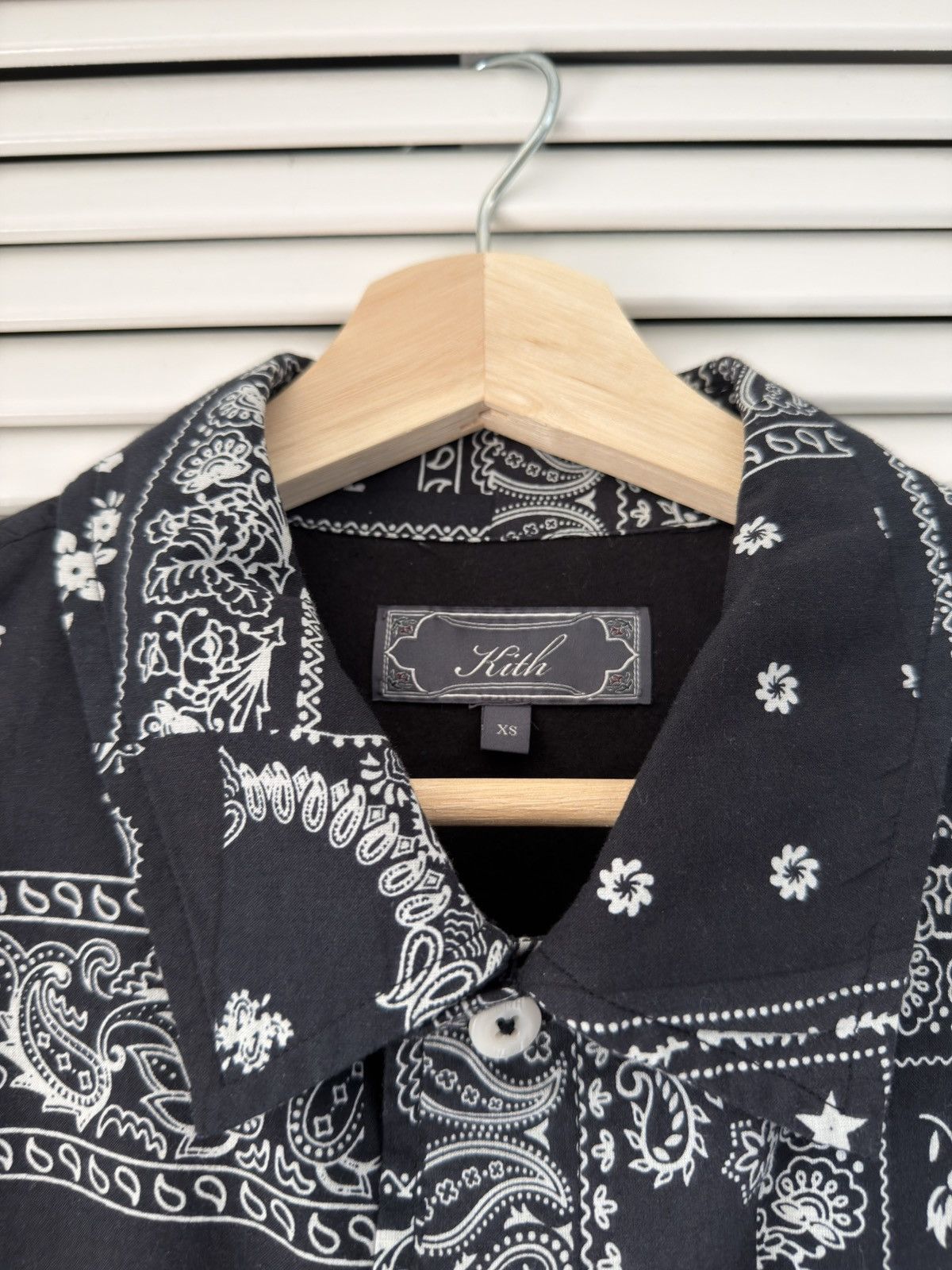 Kith Black Kith Paisley Print Button Up Shirt Size US XS / EU 42 / 0 - 5 Thumbnail