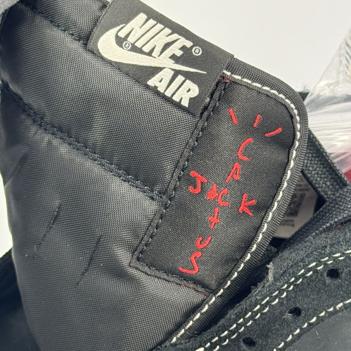 Jordan Brand × Supreme JORDAN 1 RETRO LOW TRAVIS SCOTT BLACK PHANTOM SNEAKERS Size US 11 / EU 44 - 9 Thumbnail