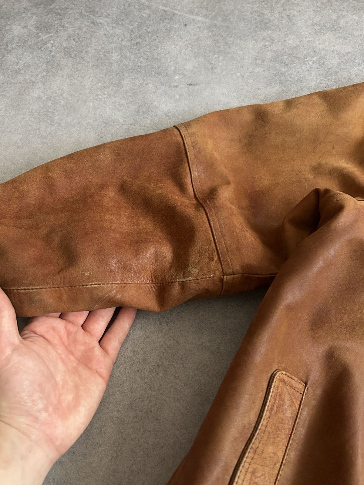 Genuine Leather Vintage LLD Cowboys True Leather jacket mens rare Size US M / EU 48-50 / 2 - 6 Thumbnail