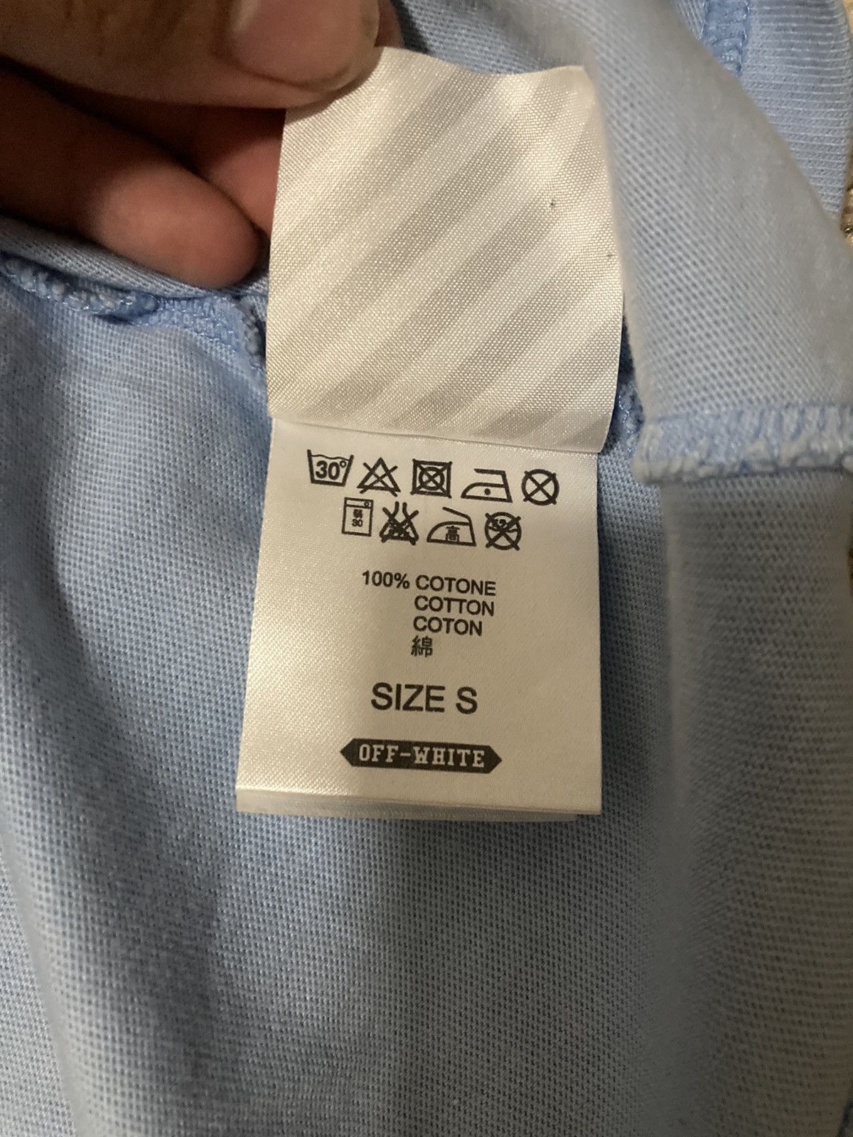 Off-White FW14 Off-White Virgil Abloh 13 Diagonal Stripe Blue 2014 OW Size US S / EU 44-46 / 1 - 11 Thumbnail