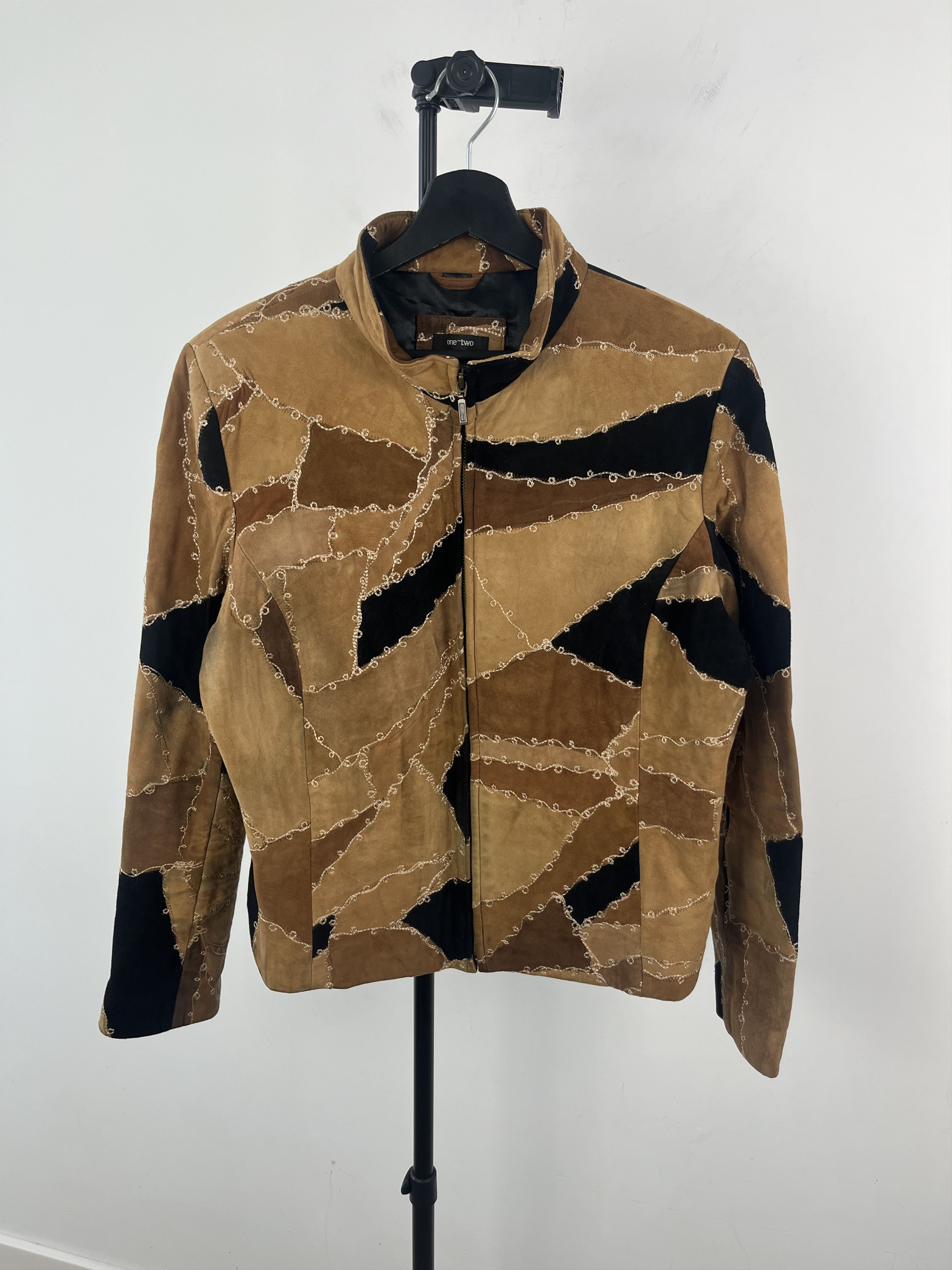 Vintage Vintage Avant Garde women leather jacket opium cyber y2k