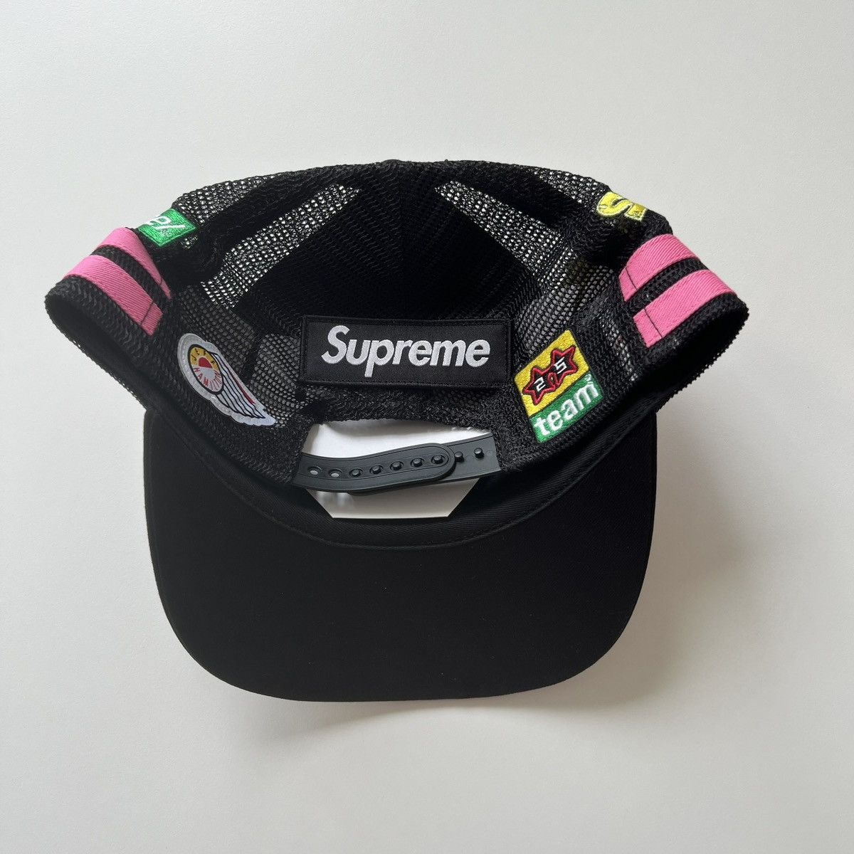 Supreme SpongeBob Jeff Hamilton Mesh Back 6-panel Hat Black