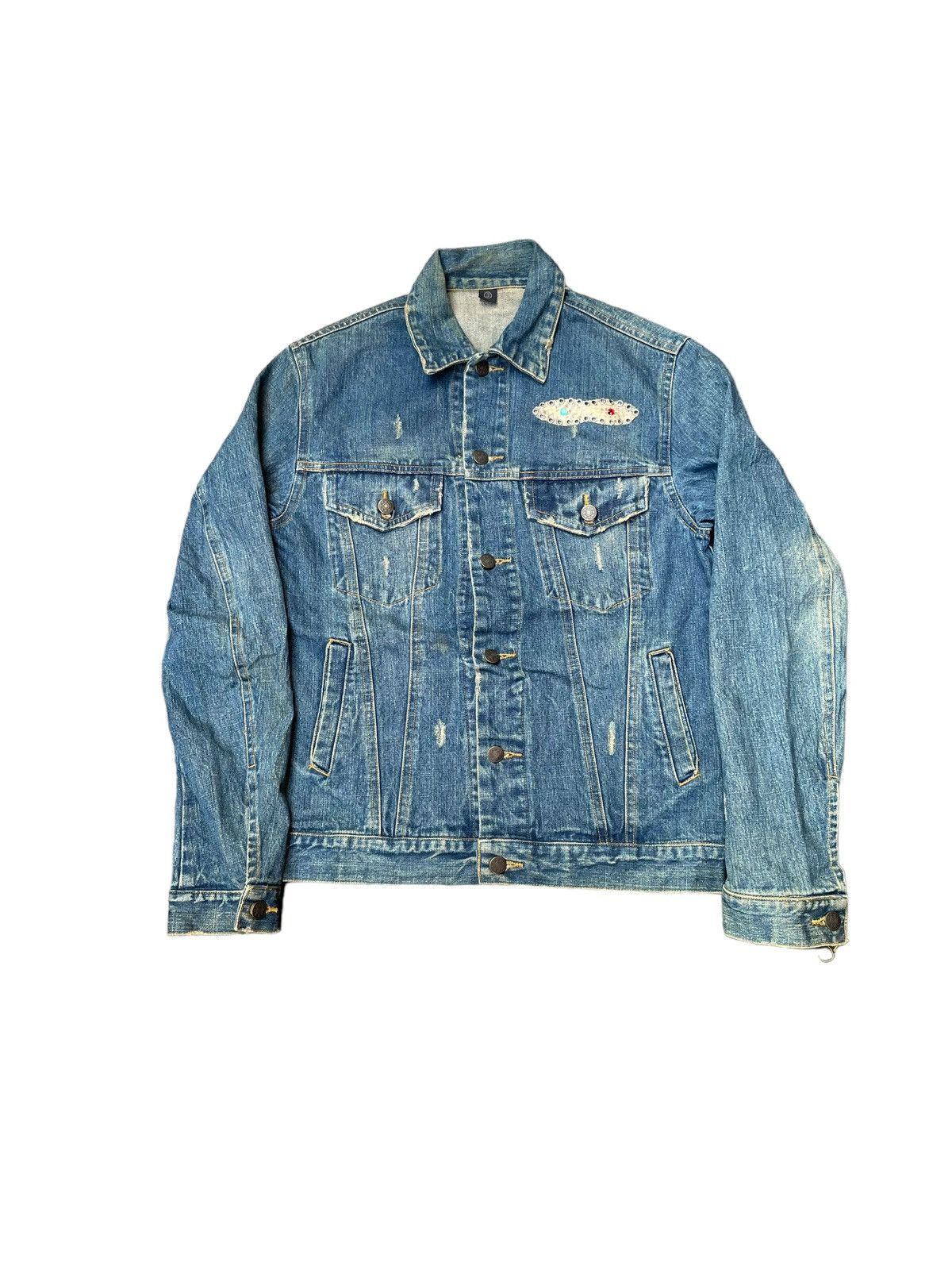 Other Japanesse Brand Denim Distresed Jacket Size US M / EU 48-50 / 2 - 1 Thumbnail