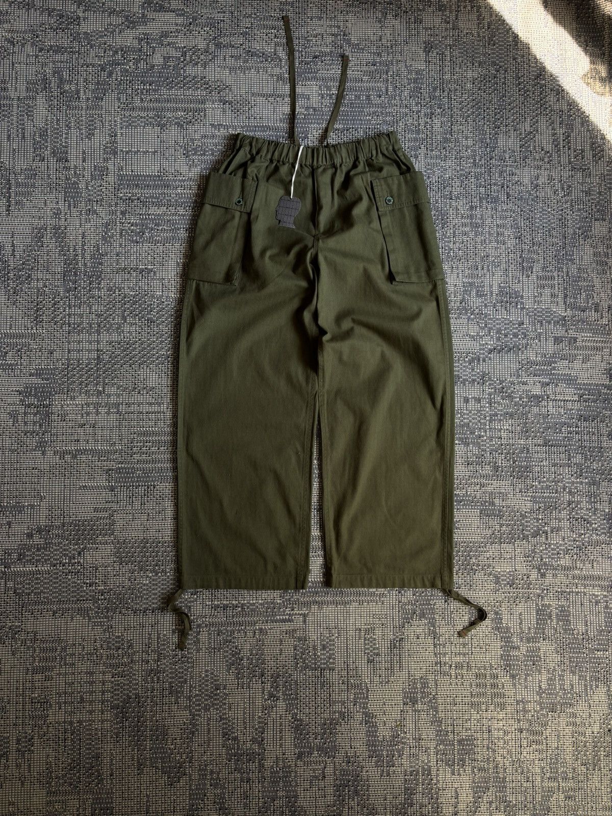 Brain Dead P-44 Jungle Military Parachute Olive Pants