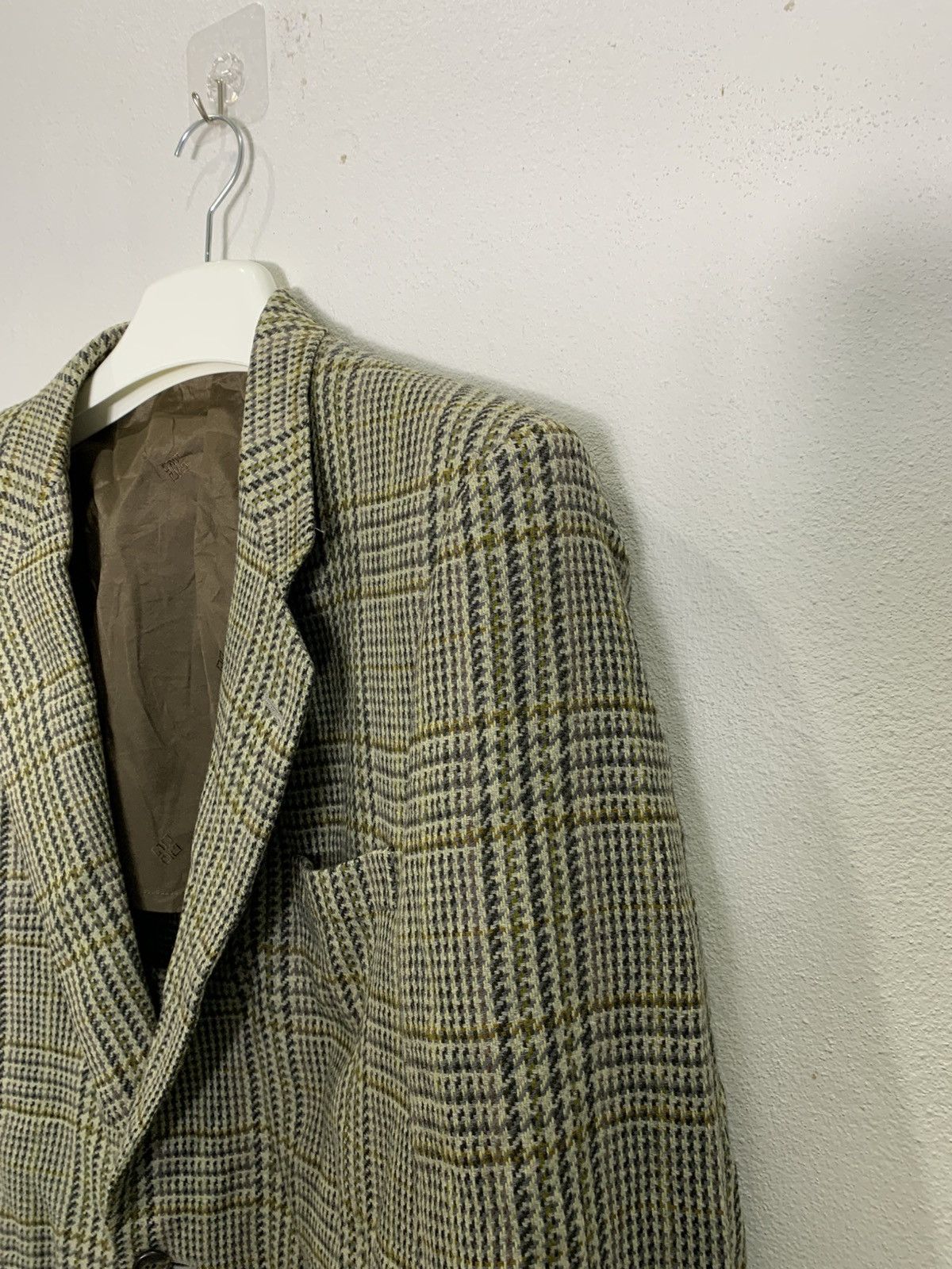 Vintage GIVENCHY PARIS TARTAN Blazer Jacket YABA STYLE Size US M / EU 48-50 / 2 - 5 Thumbnail