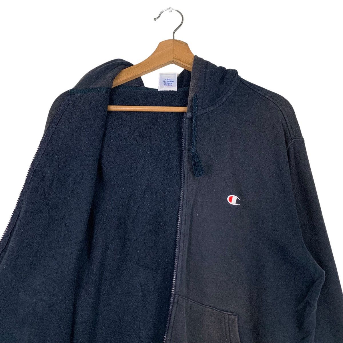 Champion CHAMPION Embroidery Small Logo Zipper Hoodies #0730-C33 Size US L / EU 52-54 / 3 - 11 Thumbnail