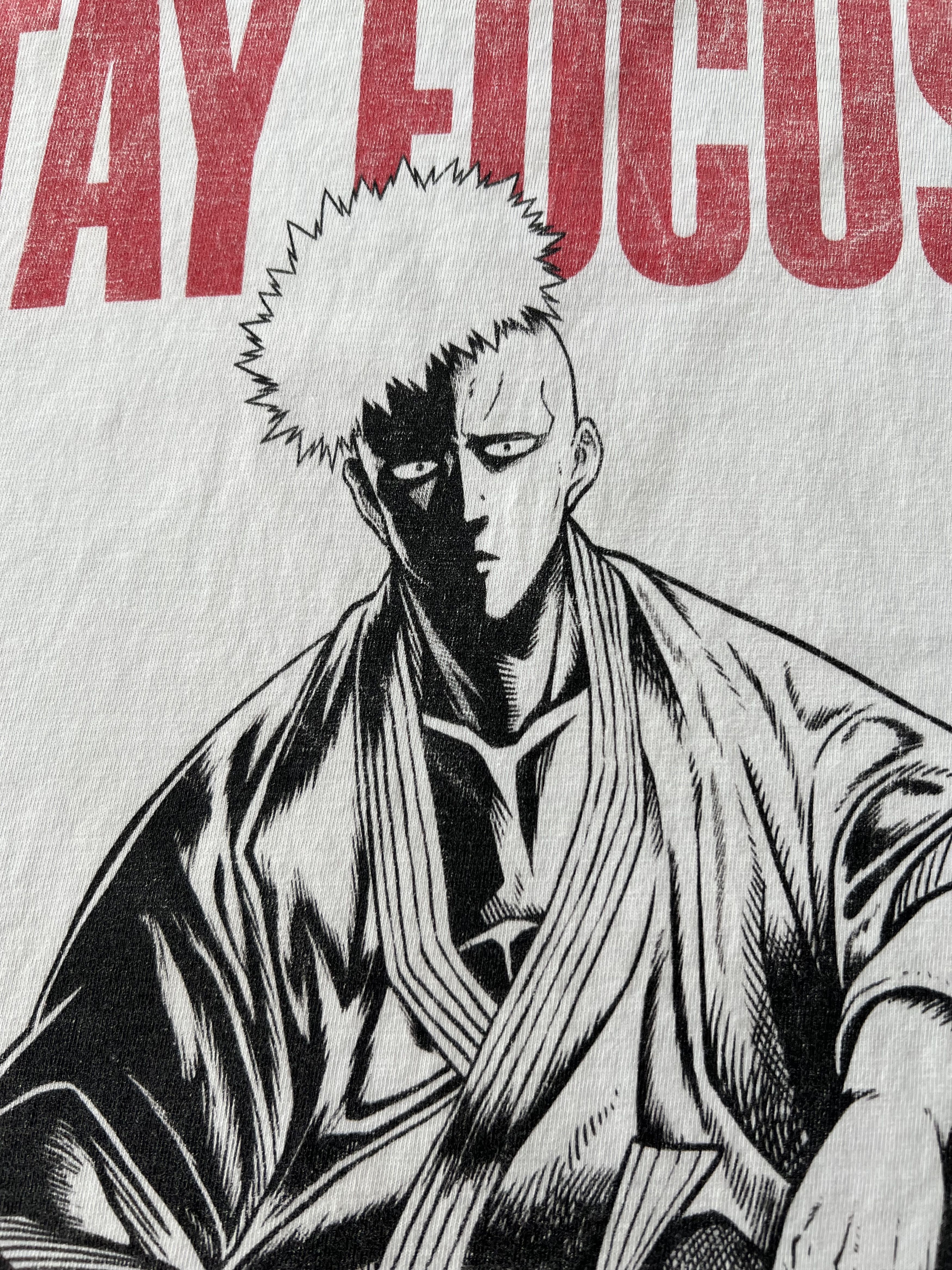Anime One Punch Man Saitama Anime Manga White T-shirt Size US L / EU 52-54 / 3 - 17 Thumbnail