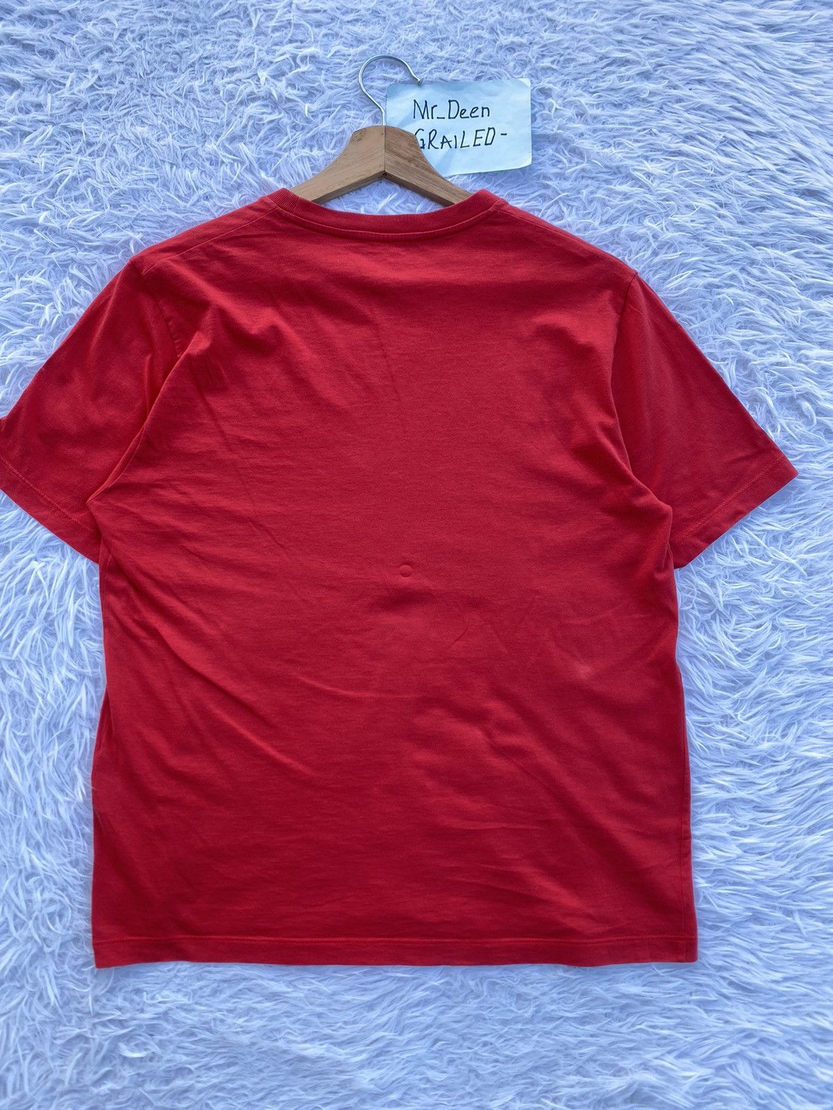 Prada Rare Vintage Prada Small Logo Red Tshirt Size US S / EU 44-46 / 1 - 19 Thumbnail