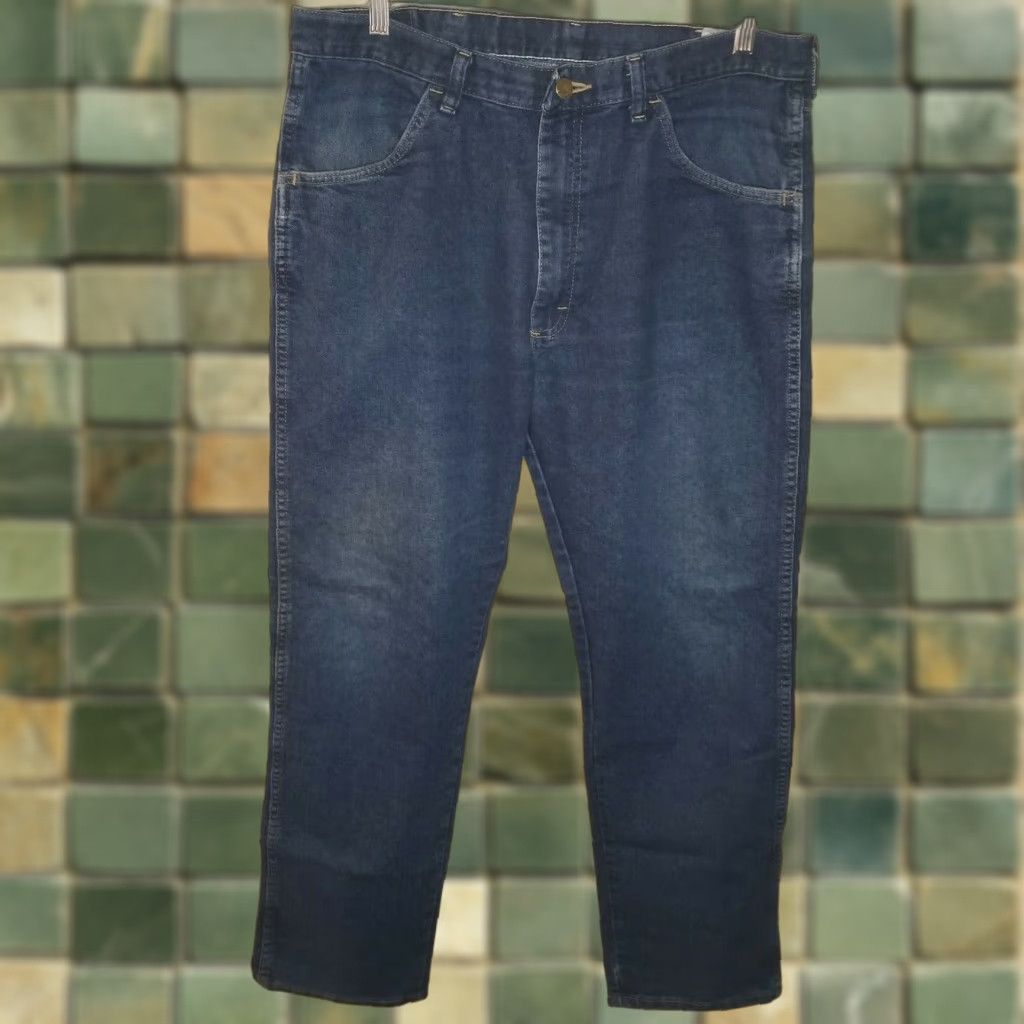 Wrangler Wrangler Jeans Men 36x32 Blue Regular Fit Mens Size US 36 / EU 52 - 1 Thumbnail
