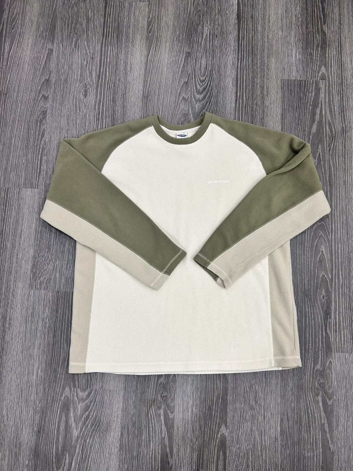 Old Navy × Vintage Old Navy green and white long sleeve shirt Size US XL / EU 56 / 4 - 1 Thumbnail