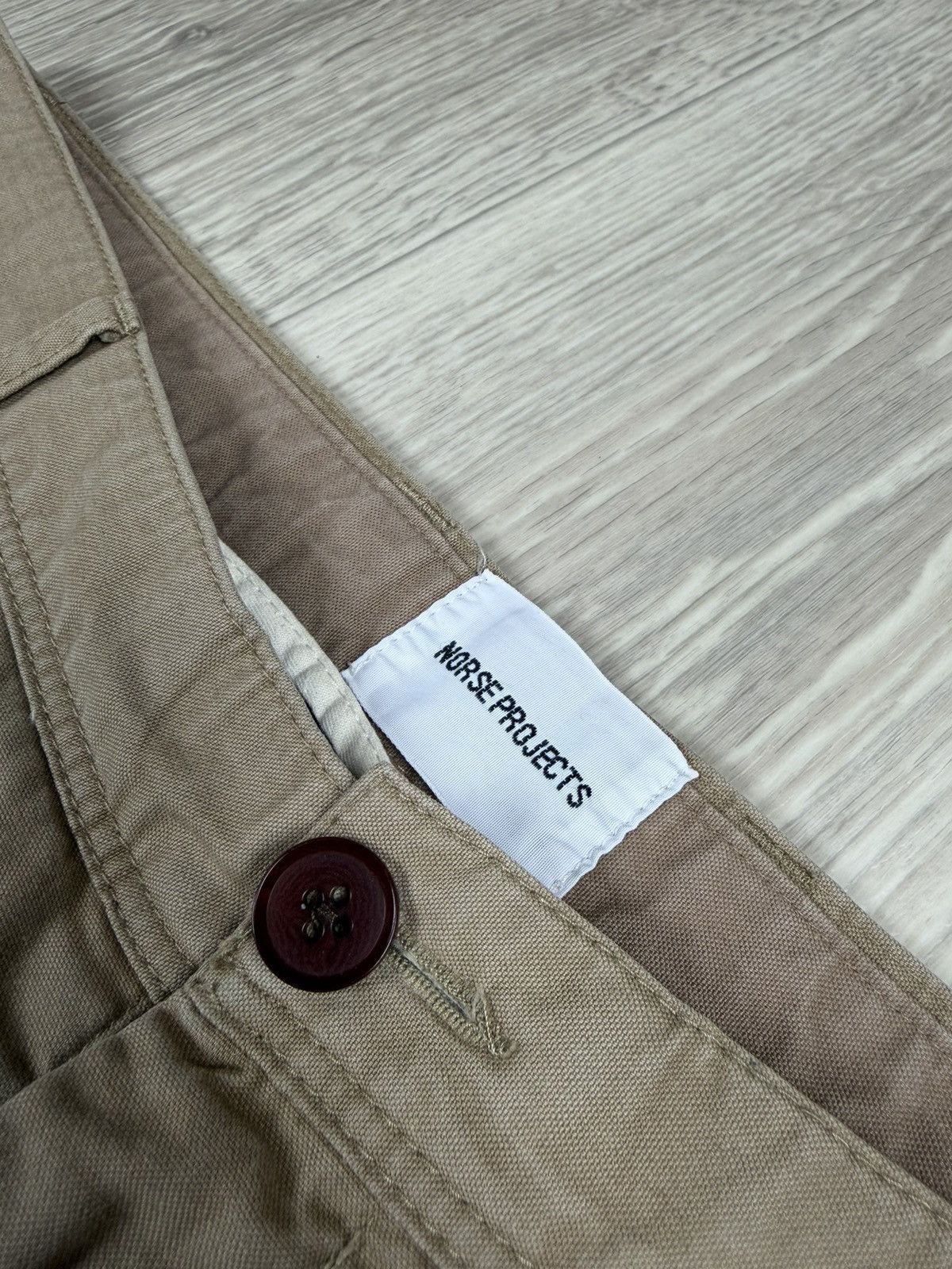 Norse Projects Norse Projects Arnkell Light Canvas Chino Pants Size US 32 / EU 48 - 5 Thumbnail