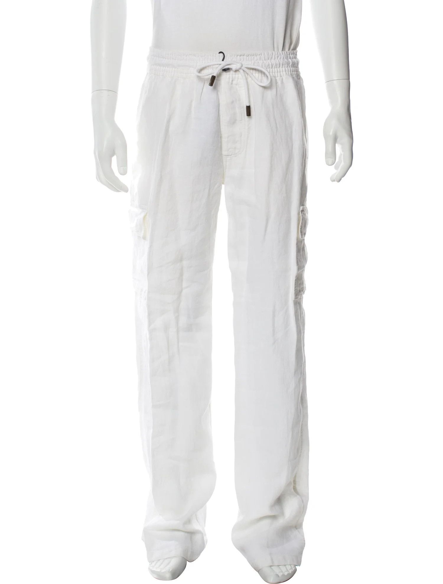 Vilebrequin Vilebrequin LInen Drawstring Cargo Pants Size US 28 / EU 44 - 1 Thumbnail