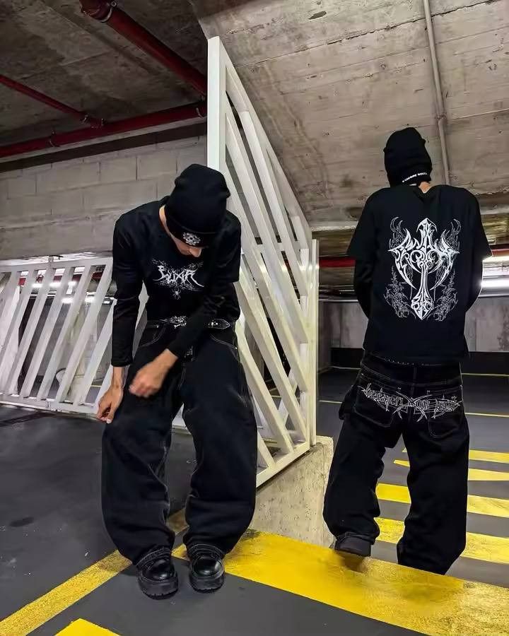Japanese Brand × Vintage Vintage jeans are a ghetto dream Size US 36 / EU 52 - 6 Thumbnail