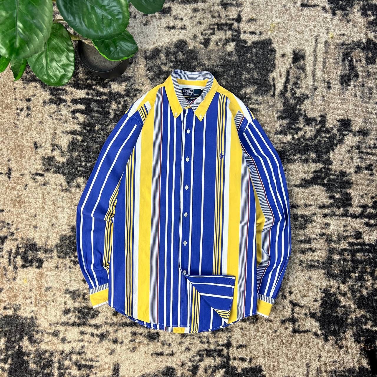 Polo Ralph Lauren Polo Ralph Lauren Luxury Mini Logo Striped Button Up Shirt Size US M / EU 48-50 / 2 - 1 Thumbnail