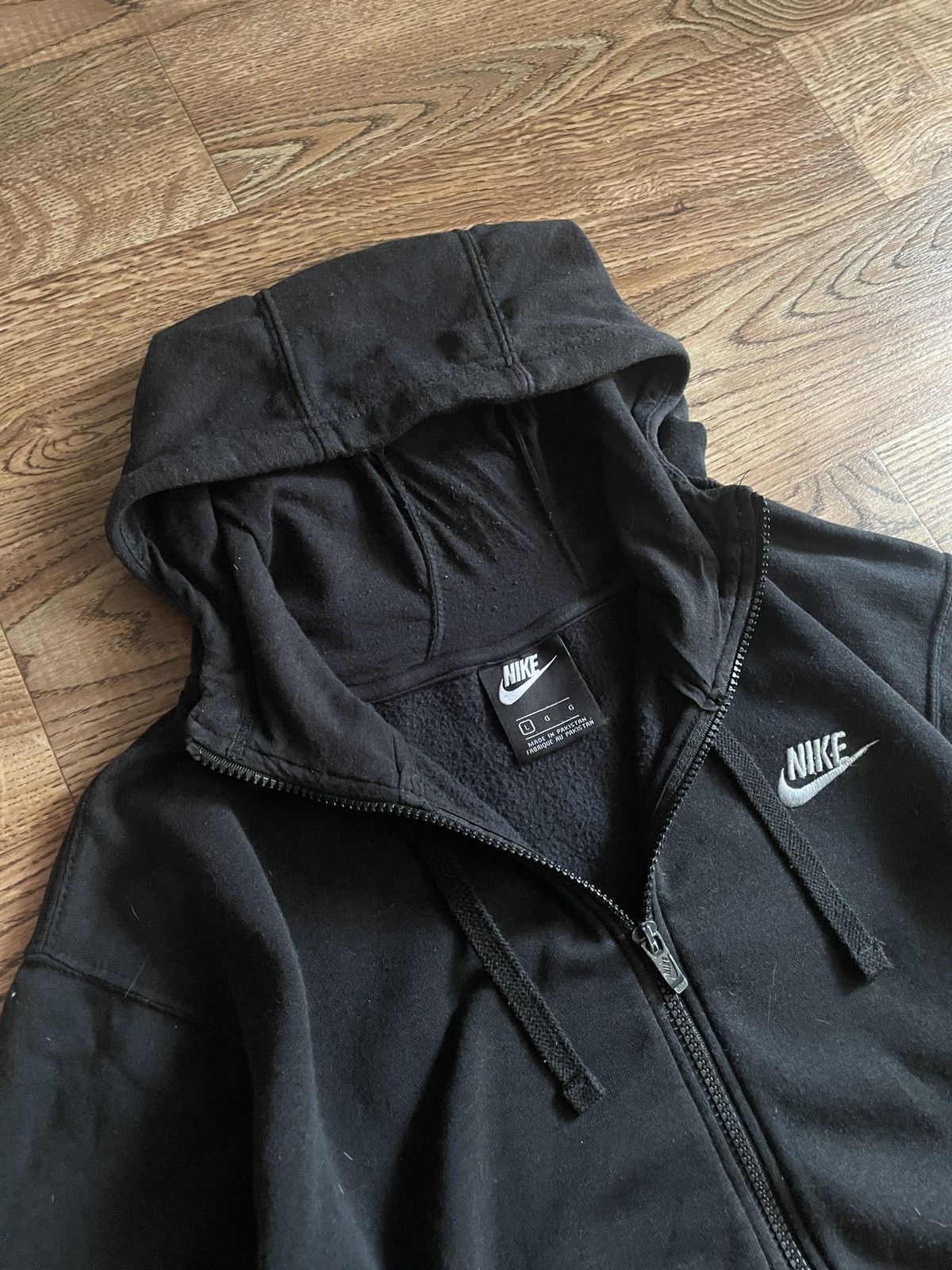 Other Vintage Nike Zip Hoodie Y2K Basic Fit 90s USA Style Size US L / EU 52-54 / 3 - 9 Thumbnail