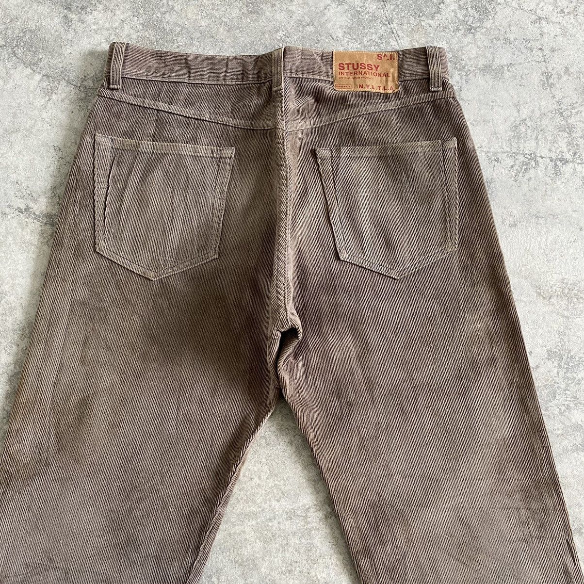 Stussy VTG 90’s Stussy Faded Brown Baggy Corduroy Jeans Size US 33 - 12 Thumbnail