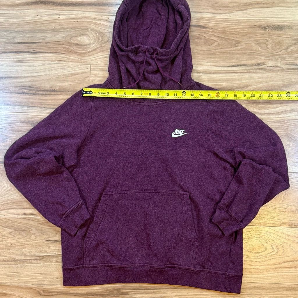 Nike Nike Club Fleece Hoodie Men’s Large Maroon Small Swoosh Size US L / EU 52-54 / 3 - 3 Thumbnail
