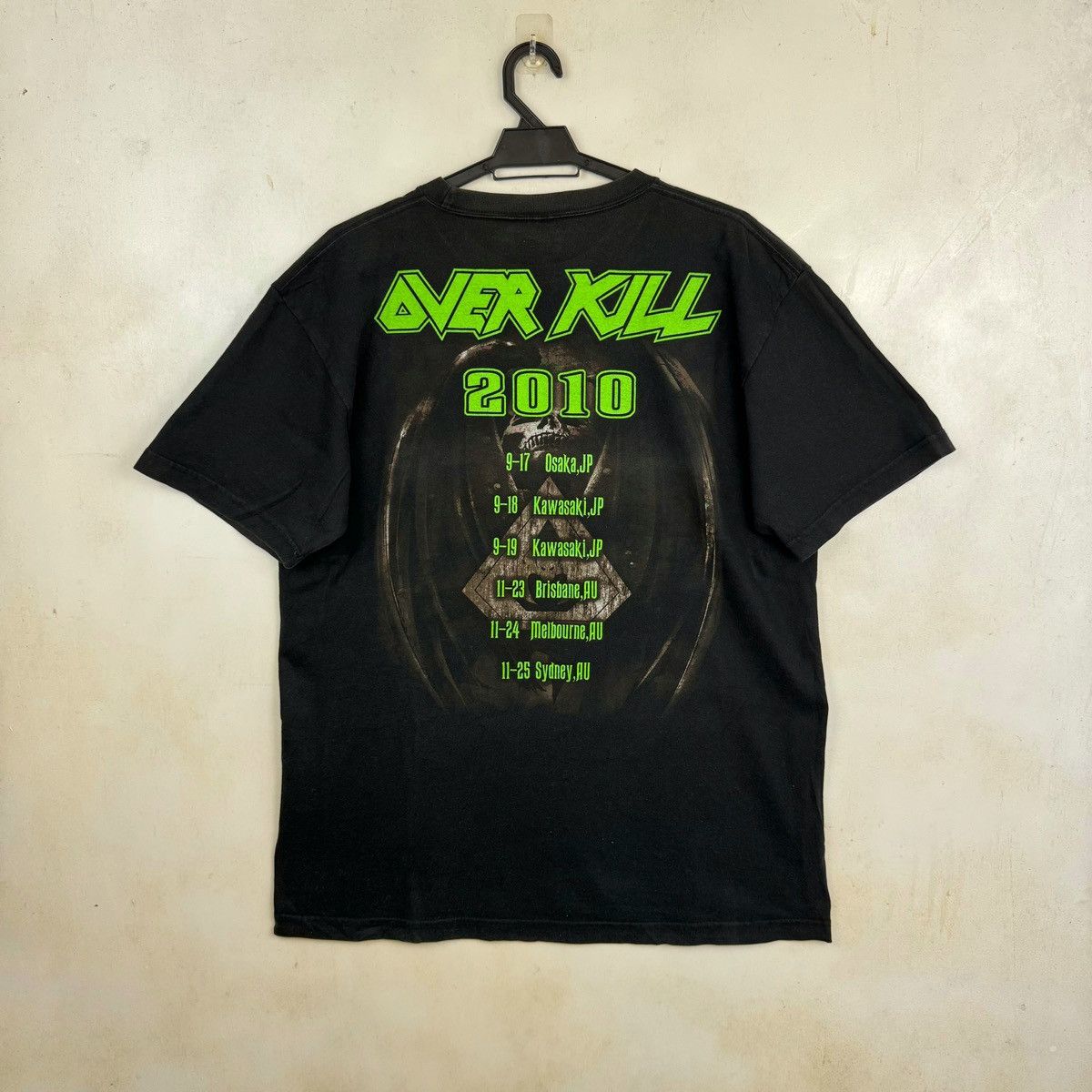 Band Tees × Vintage Vintage Over Kill Metal Band Tshirt Size US XL / EU 56 / 4 - 6 Thumbnail