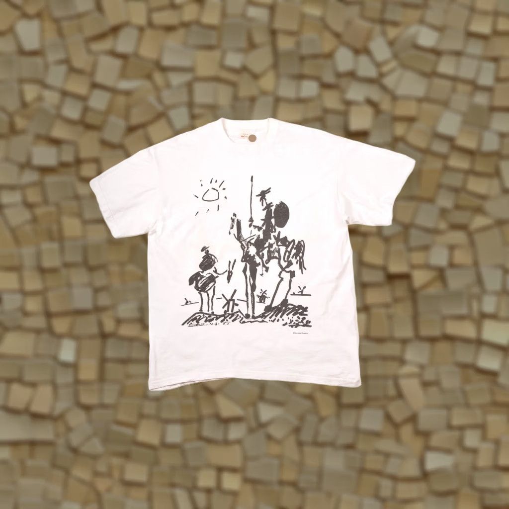 Vintage VINTAGE Art Picasso 04 T-Shirt L White Mens XS? Size US L / EU 52-54 / 3 - 1 Thumbnail