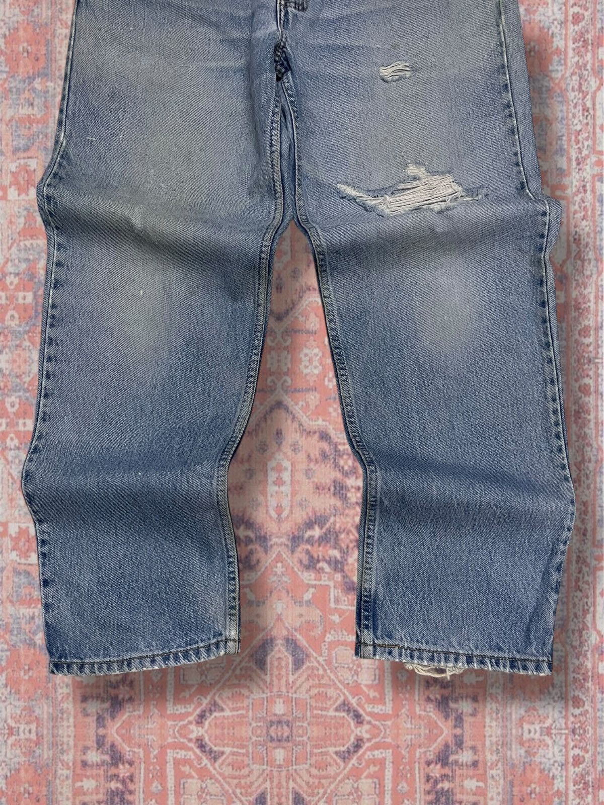 Levi's Vintage Clothing Vintage 1990s Designer Levis Strauss & Co 550 Distressed Size US 32 / EU 48 - 3 Thumbnail
