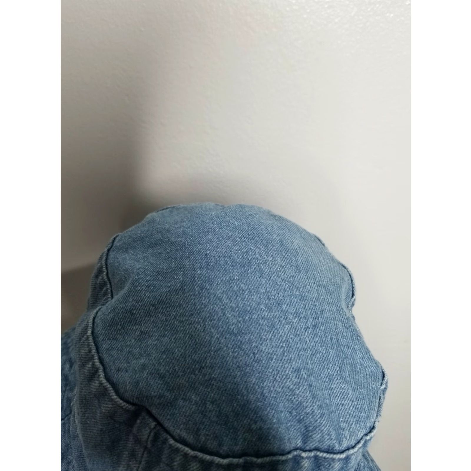 Denime VINTAGE Toppers Bucket Hat Blue Jean Denim One Size Embroidered Heart Size 42" / US 20 - 6 Thumbnail